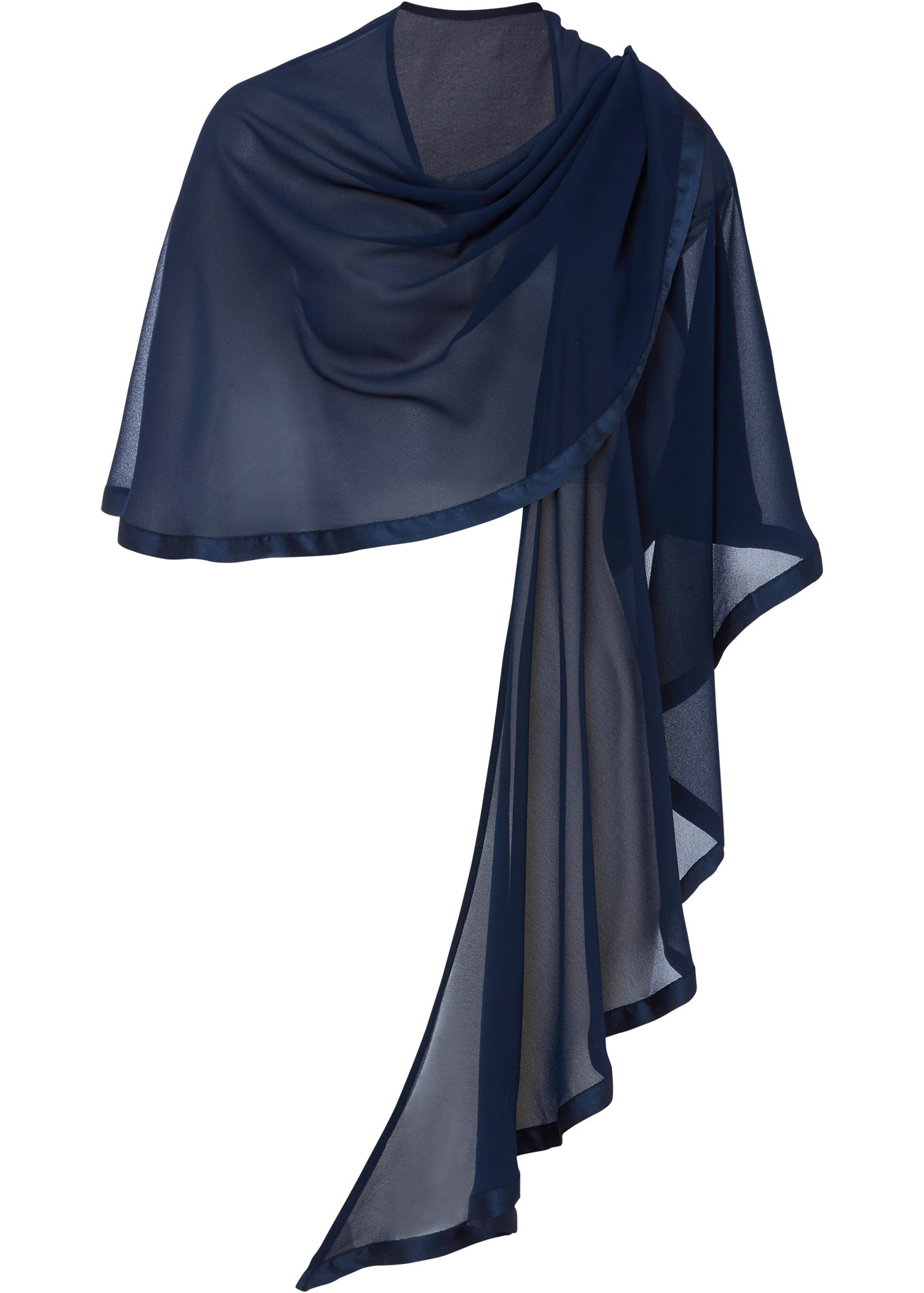 bonprix Schal "Poncho-Schal" leicht durchscheinend, lässiger Überwurf, Poncho-Schal, Stola