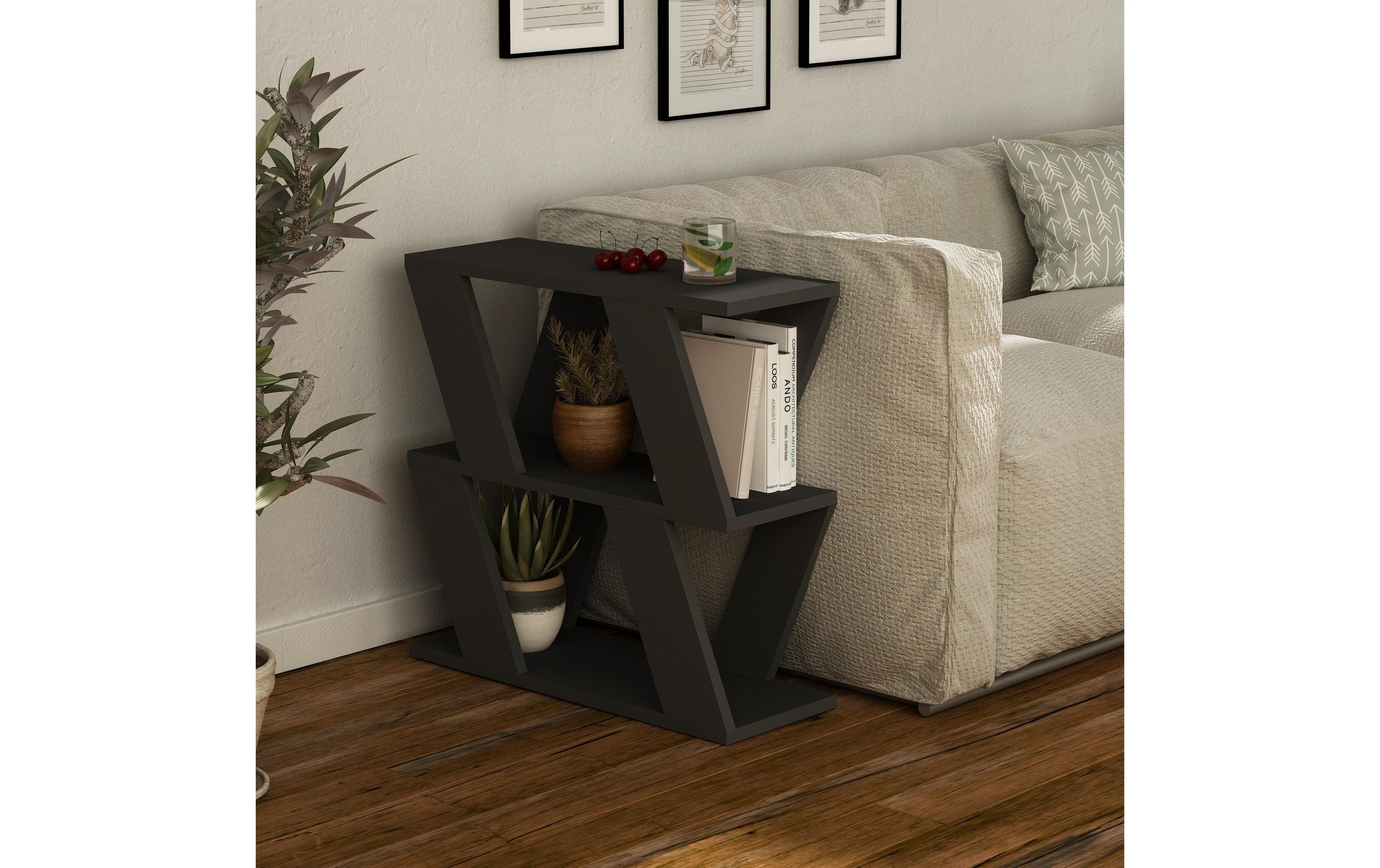 Regal »Woody Fashion Lazena 60 x 57 x 22 cm, Anthrazit«