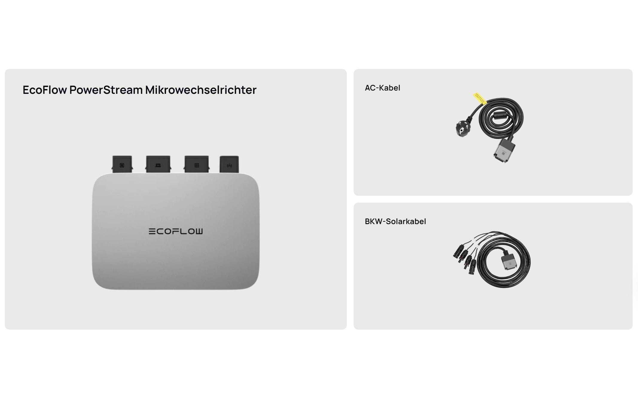 Ecoflow Wechselrichter »PowerStream 600 W CH«