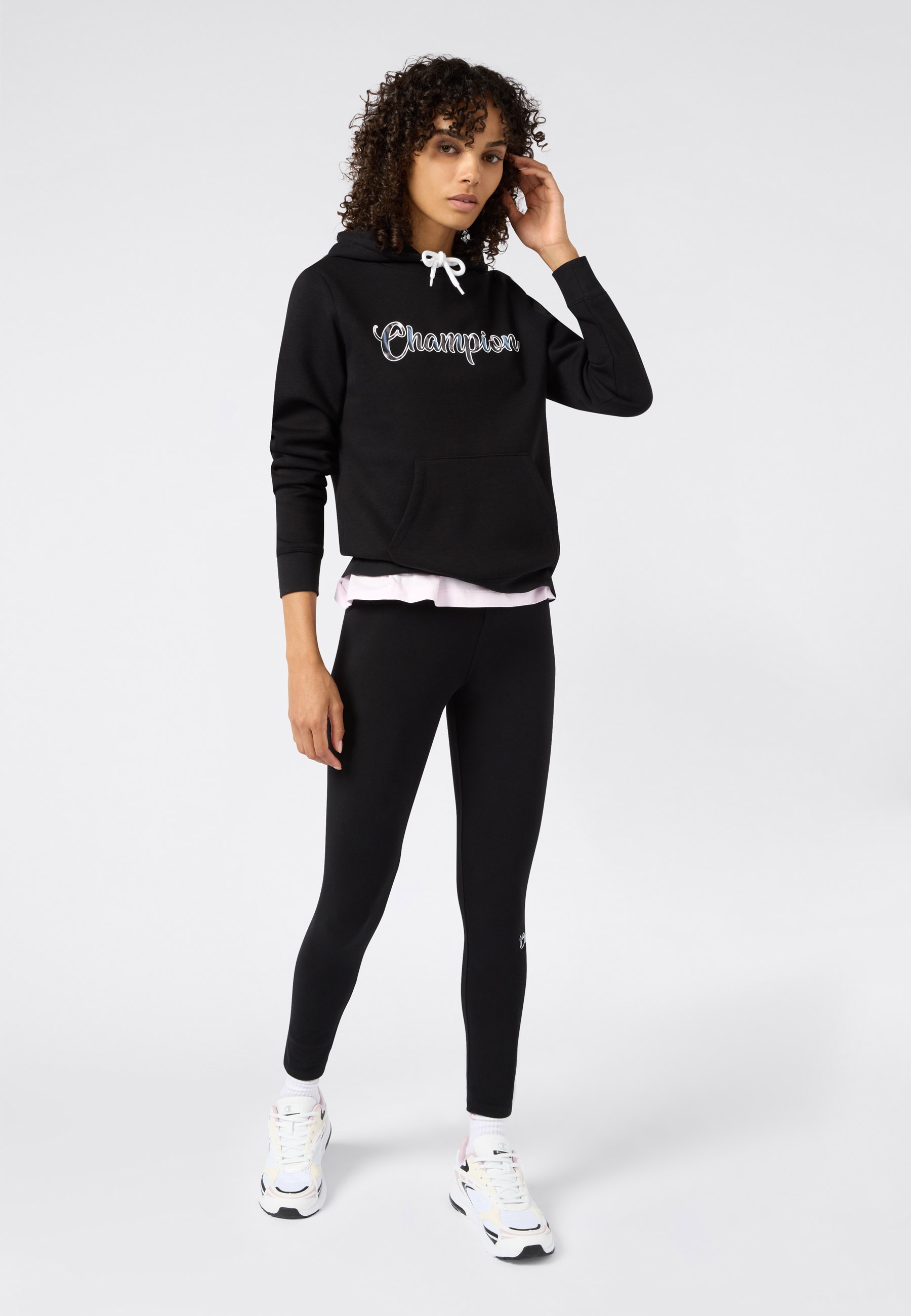 Champion Kapuzensweatshirt "Graphic Hoodie", Graphic-Design, aus Baumwolle und Polyester