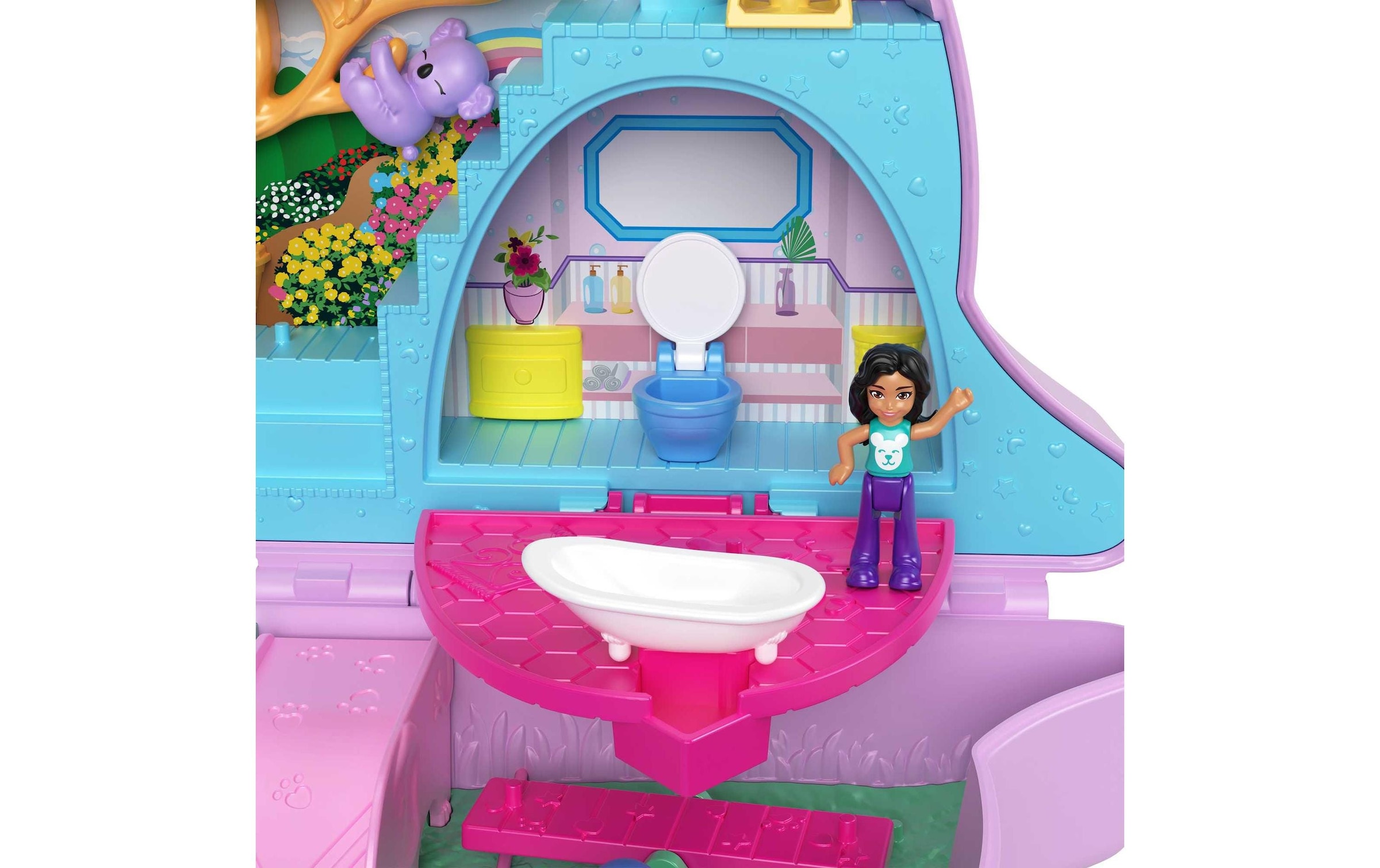 Polly Pocket Spielfigur »Mama & Joey Kangaroo Schatulle«