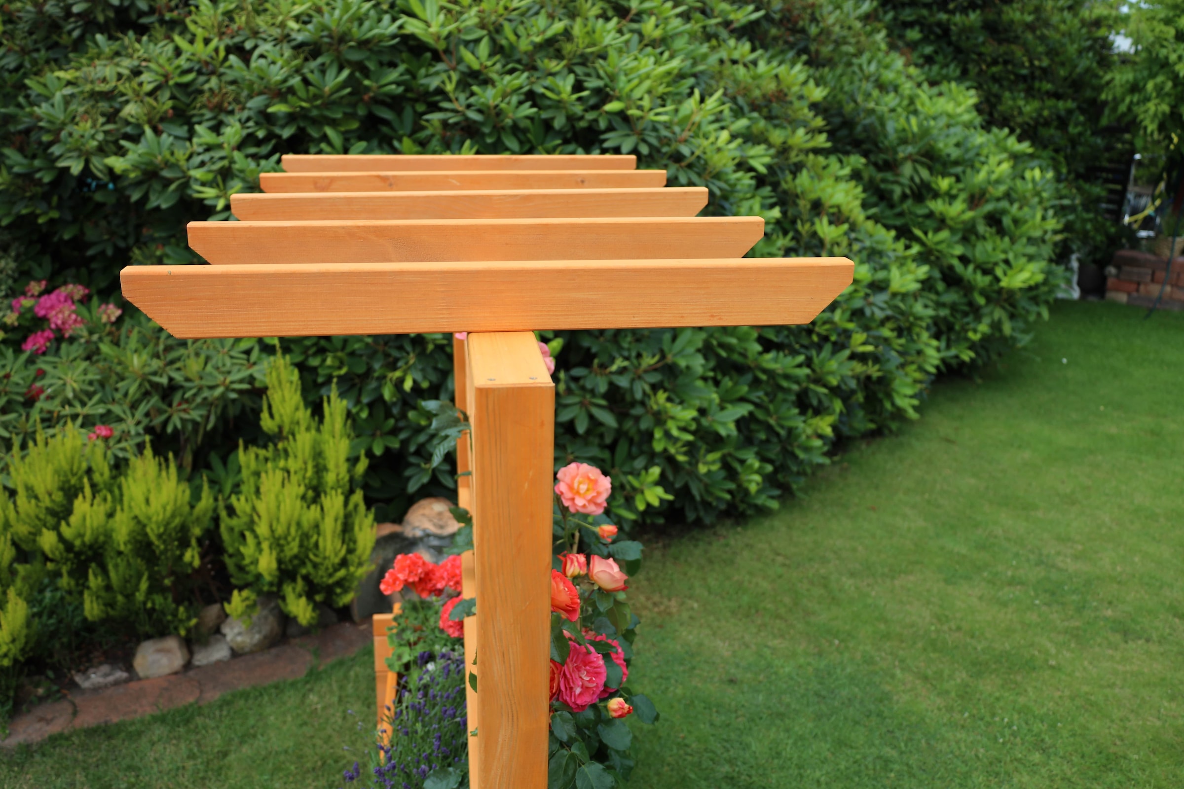 promadino Spalier, Pergola mit Pflanzkasten, BxTxH: 140x65x140 cm