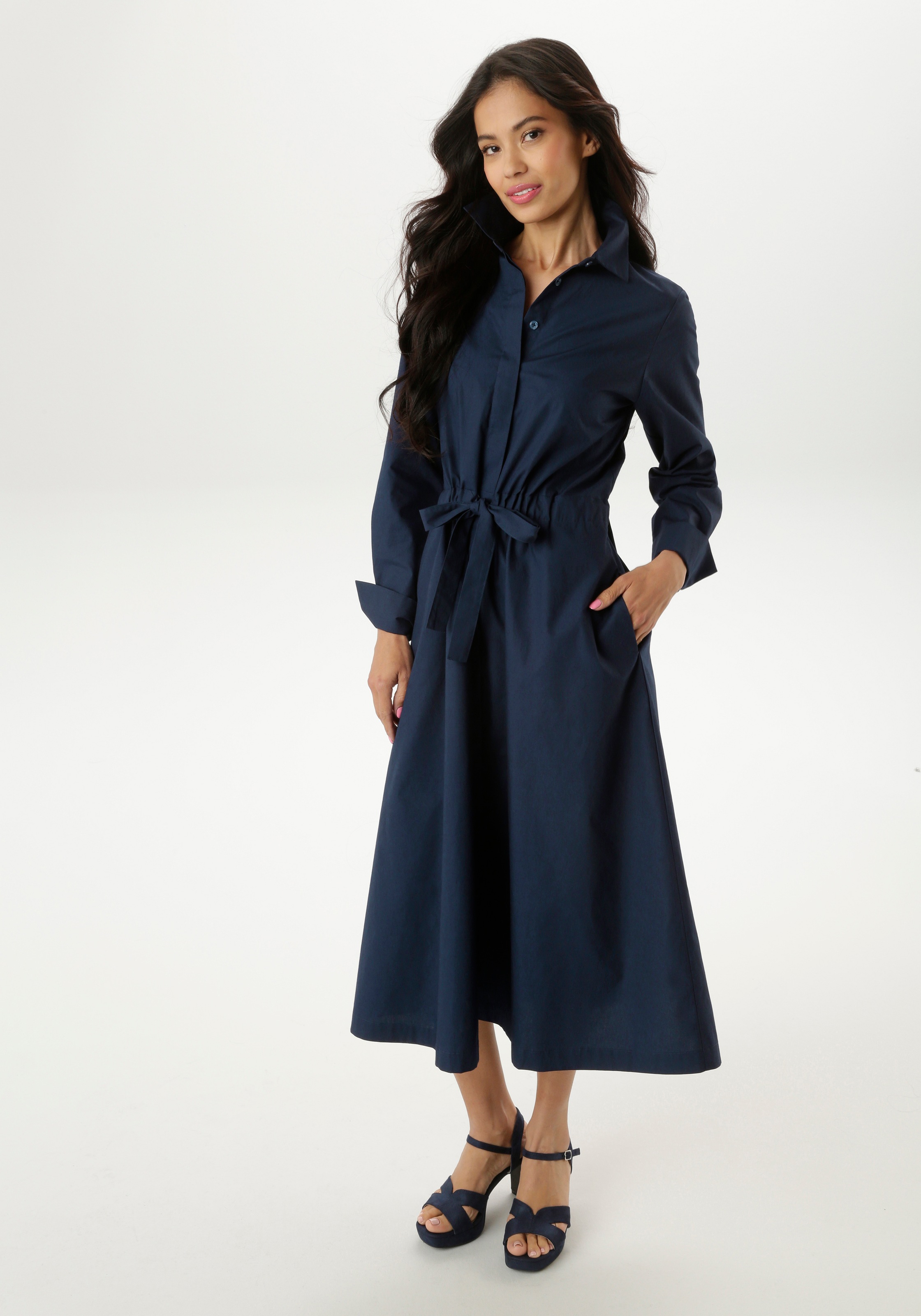 Aniston SELECTED Blusenkleid, im angesagten, klassischen Look - NEUE KOLLEKTION