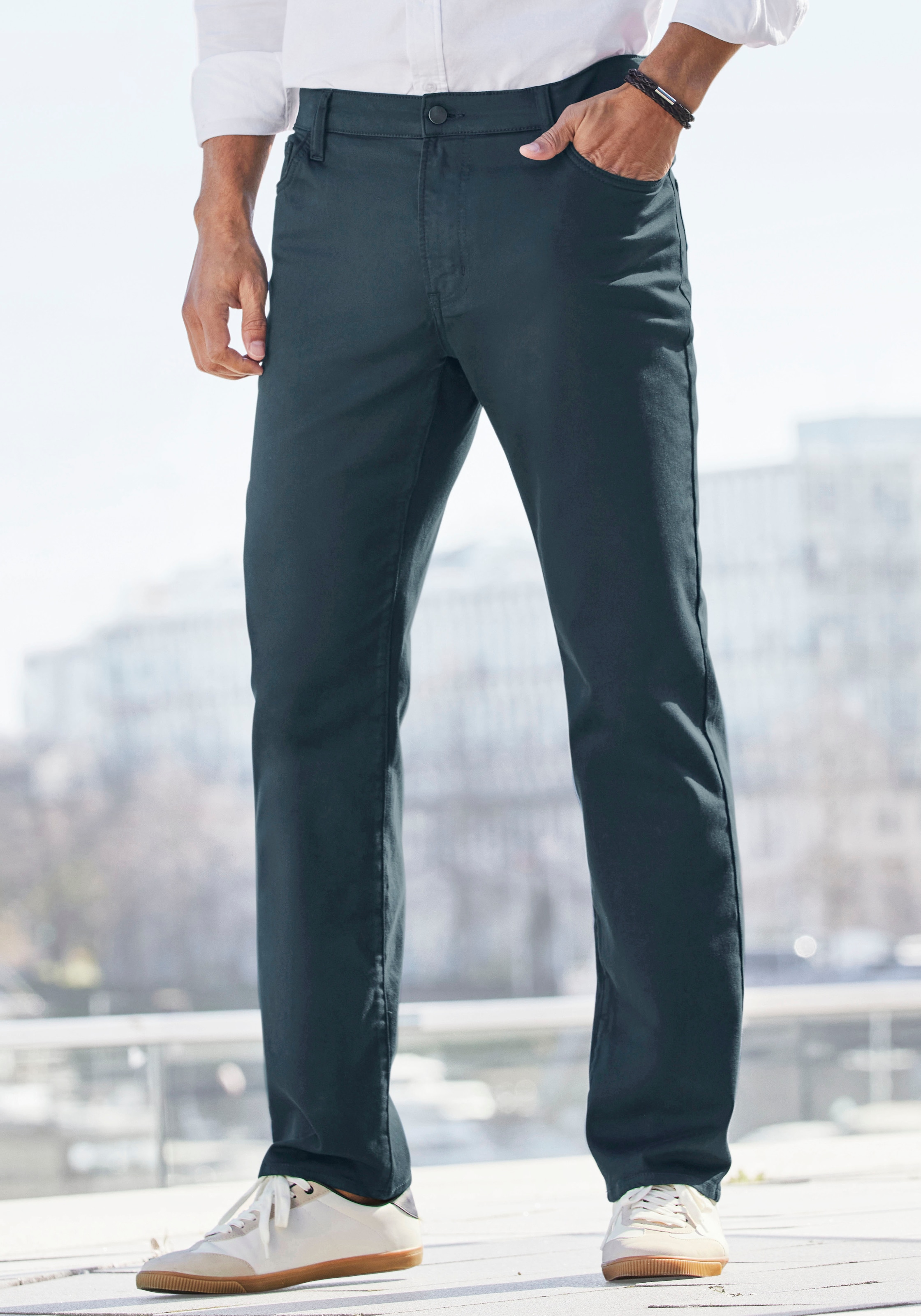 John Devin Stretch-Hose », 5-Pocket-Hose, regular-fit« Chinohose aus elastischer Baumwoll-Qualität