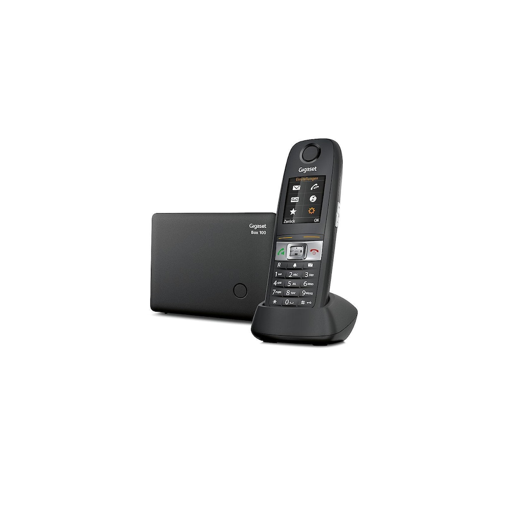 Gigaset Schnurloses DECT-Telefon »E630 Anthrazit Grau«, (Mobilteile: 1)