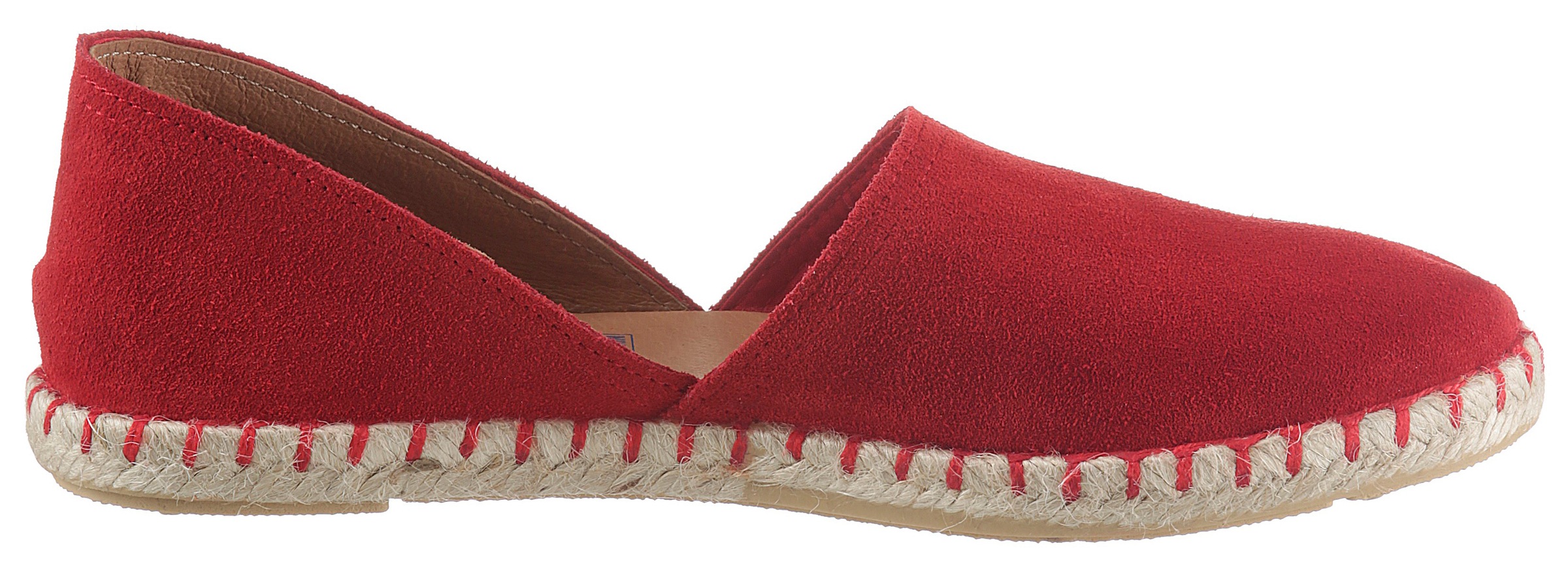 VERBENAS Espadrille »CARMEN SERRAJE«, Schlupfschuh, Sommerschuh, Loafer mit typischem Jute-Rahmen