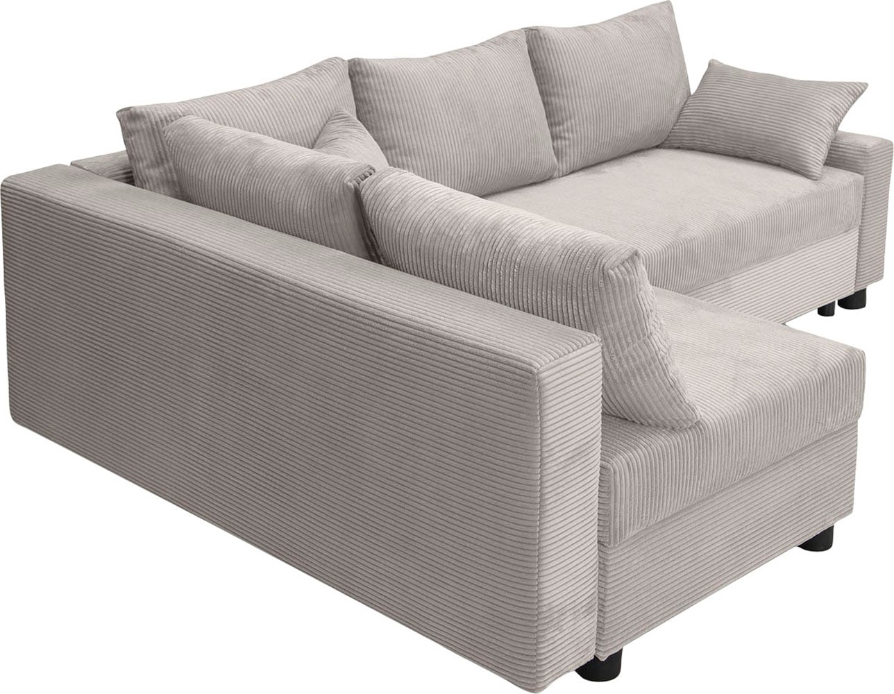 COLLECTION AB Ecksofa »30 Jahre Jubiläums-Modell Parma L-Form«, mit Schlaffunktion und Bettkasten, inklusive Kissen, Bonellfederkern