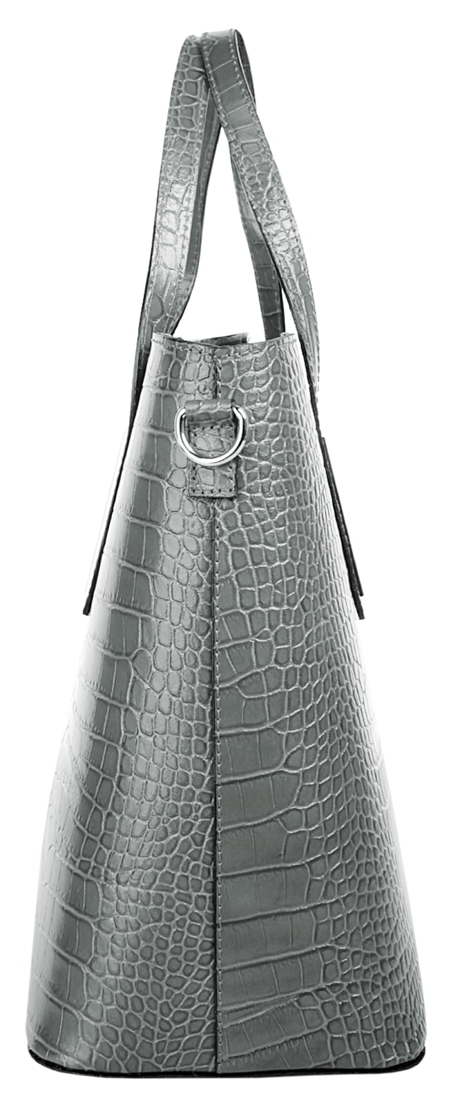 Cluty Henkeltasche, echt Leder, Made in Italy