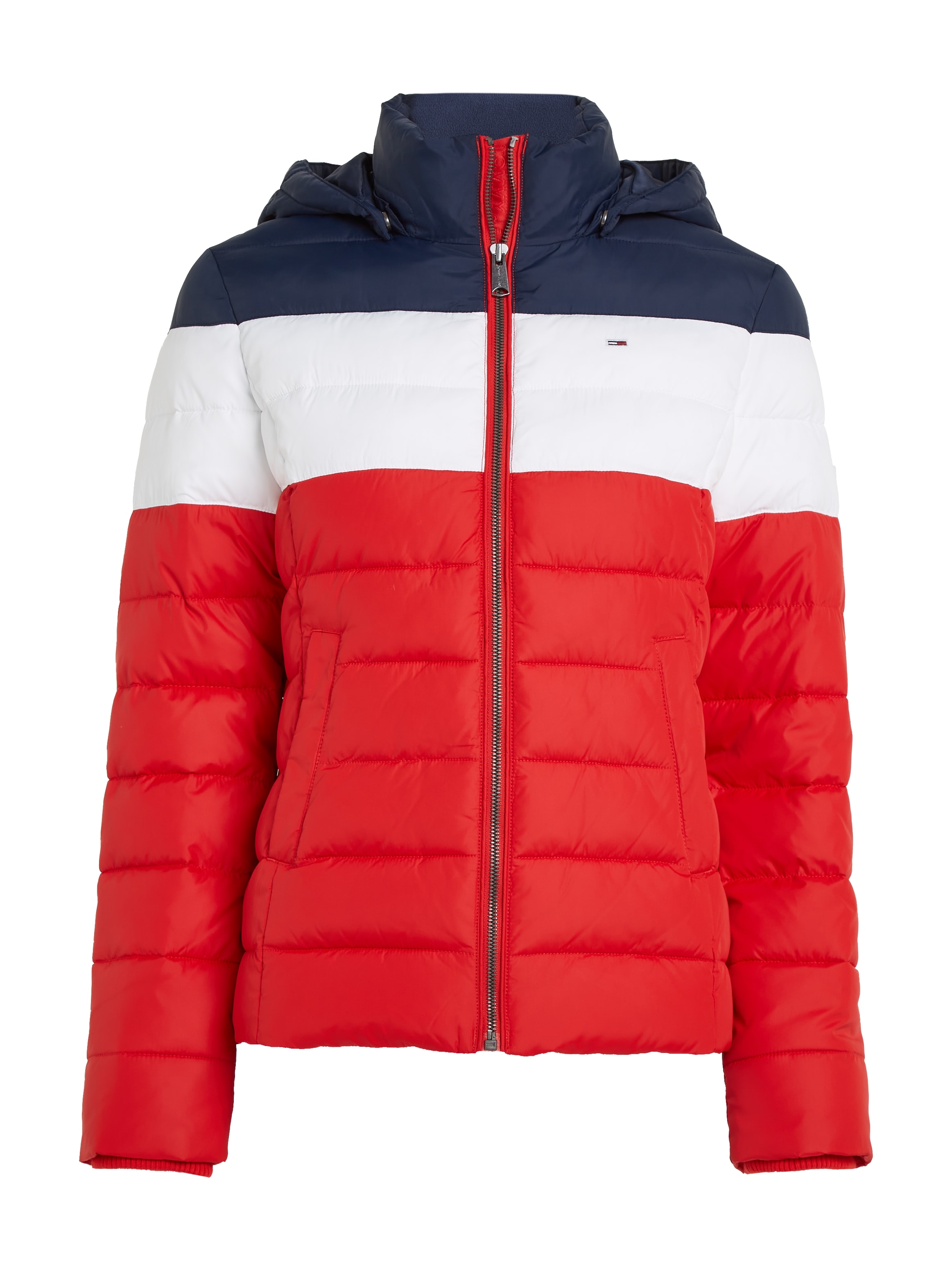 Tommy Jeans Outdoorjacke »TJW COLORBLOCK JACKET«, mit Kapuze, im modischem Colorblocking