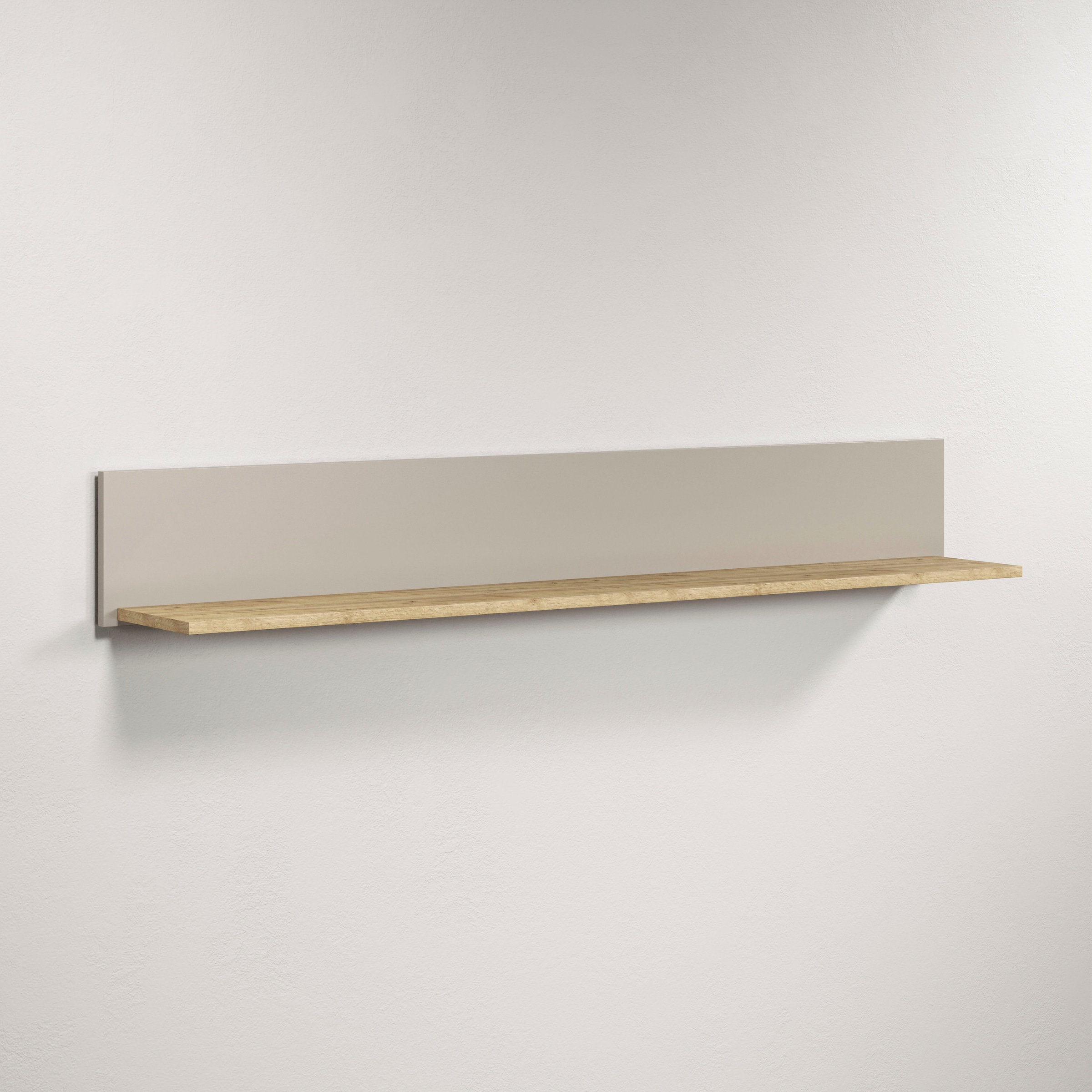 Places of Style Wandboard »San Pedro«, (1 St.), Wandboard mit Ablage - (B/T/H) 140/22/20 cm