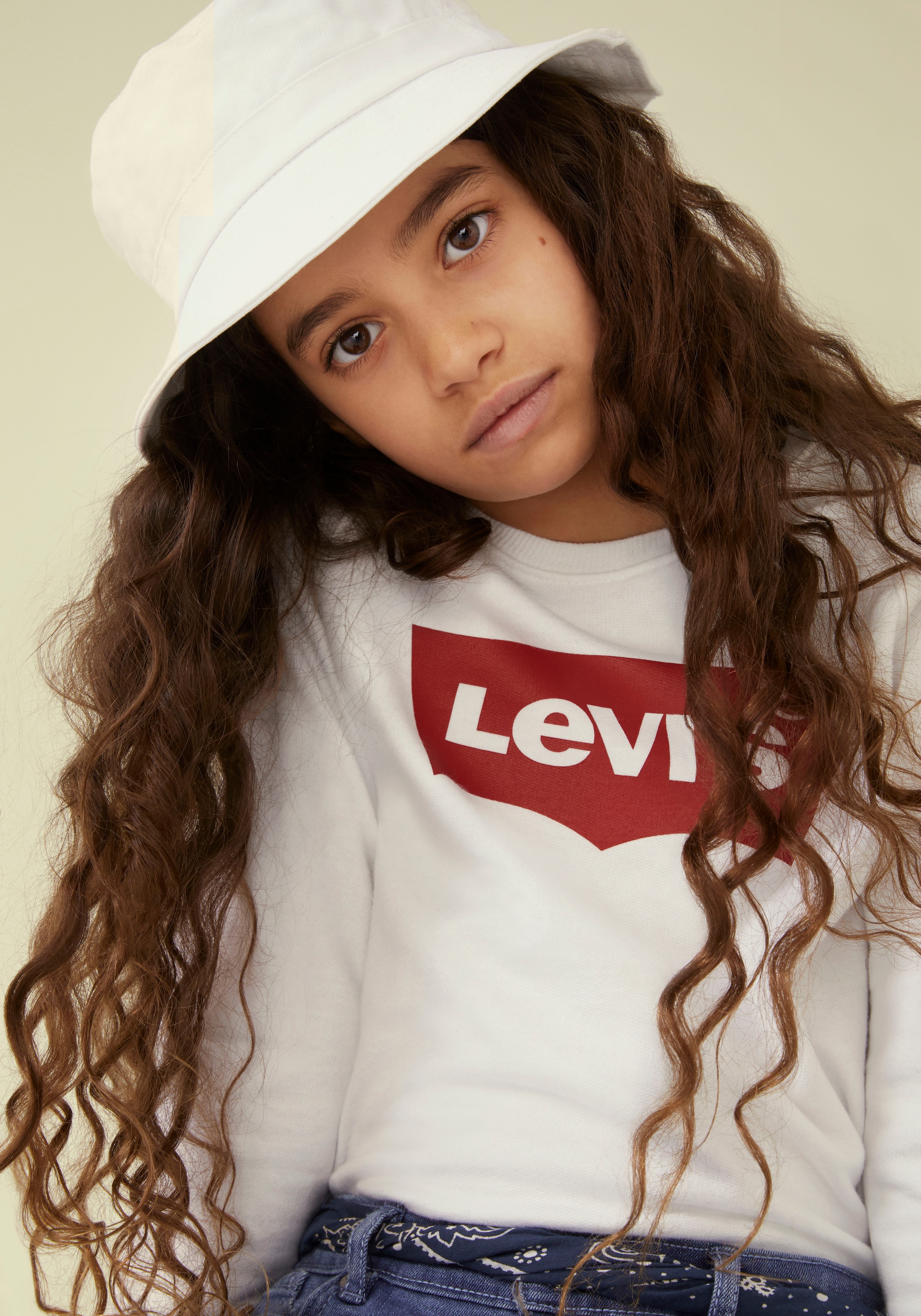 Levi's® Kids Sweatshirt »BATWING CREWNECK SWEATSHIRT«, for GIRLS