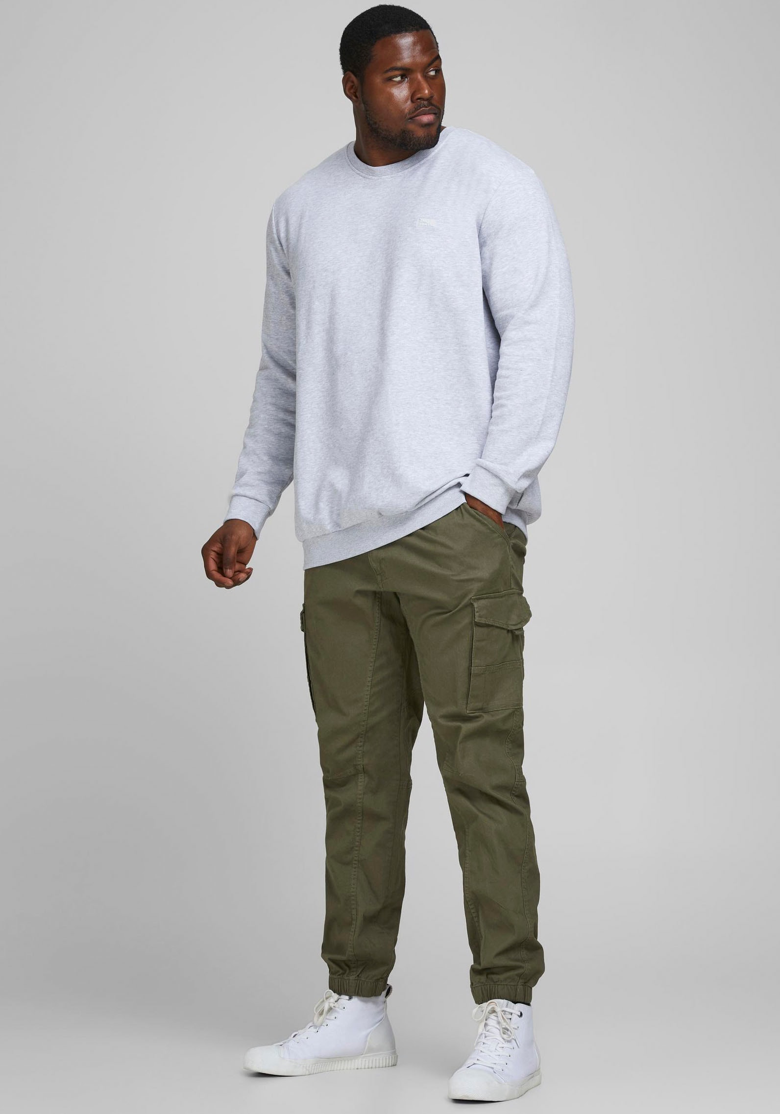 Jack & Jones PlusSize Cargohose »PAUL FLAKE«, Bis Weite 48