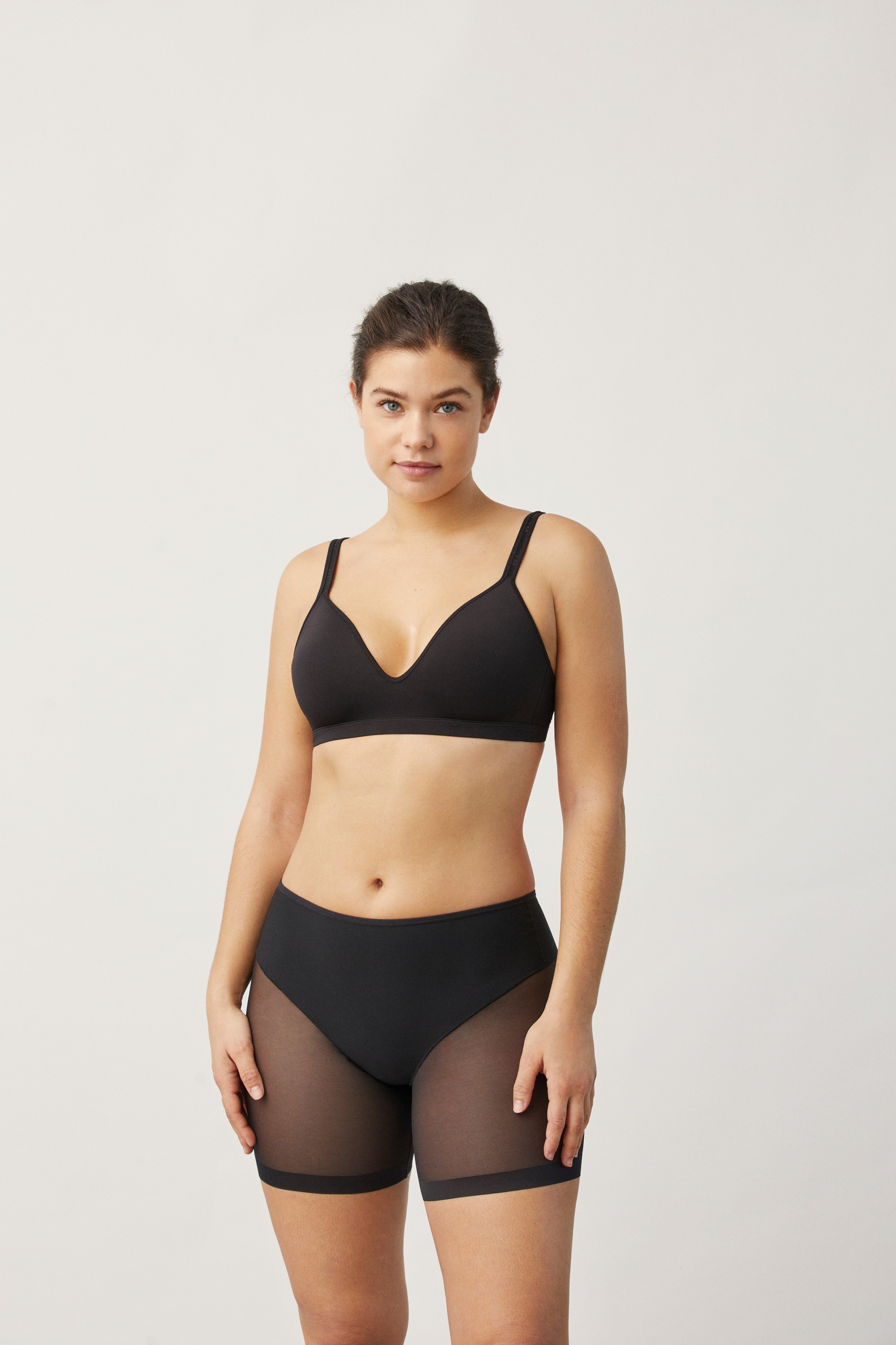 YSABEL MORA Shapingpants, (2er Pack), mittlerer Form-Effekt, Tüll, Anti-Scheuer-Effekt
