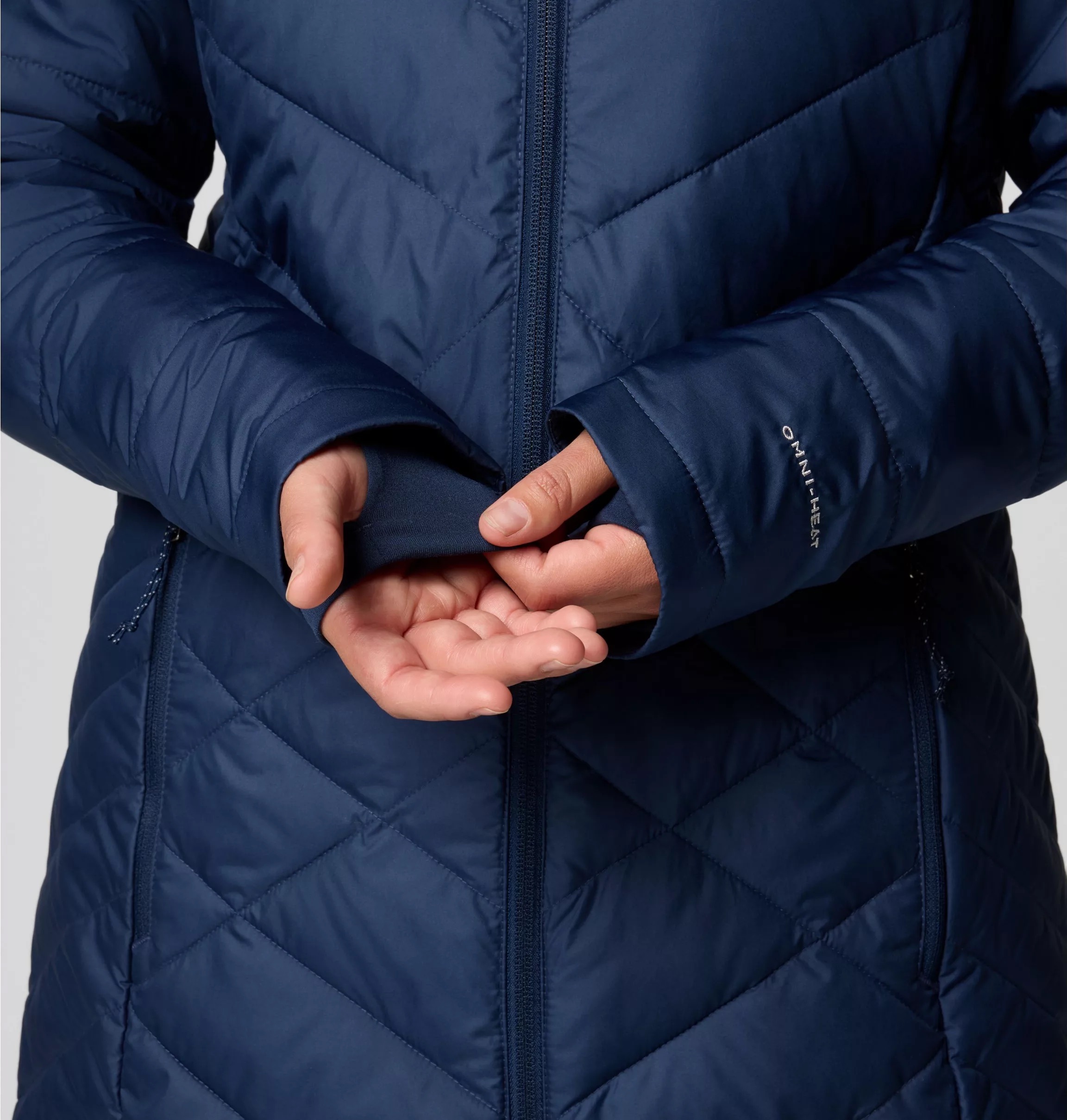 Columbia Steppmantel »HEAVENLY LONG HOODED JACKET«, (1 tlg.)
