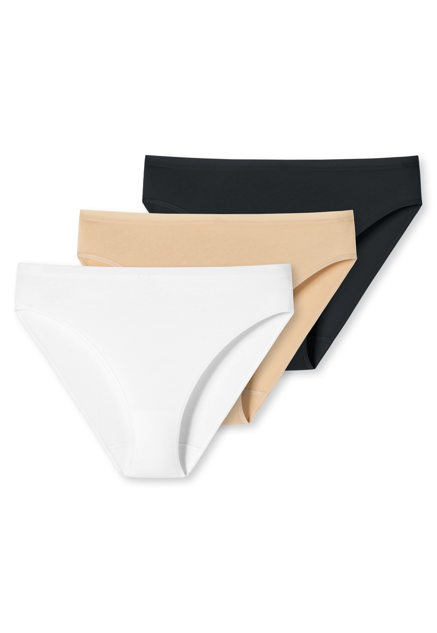 uncover by SCHIESSER Tai-Slip »Uncover Cotton« 3er Pack, weich, elastisch, Basic, Cotton-Mix