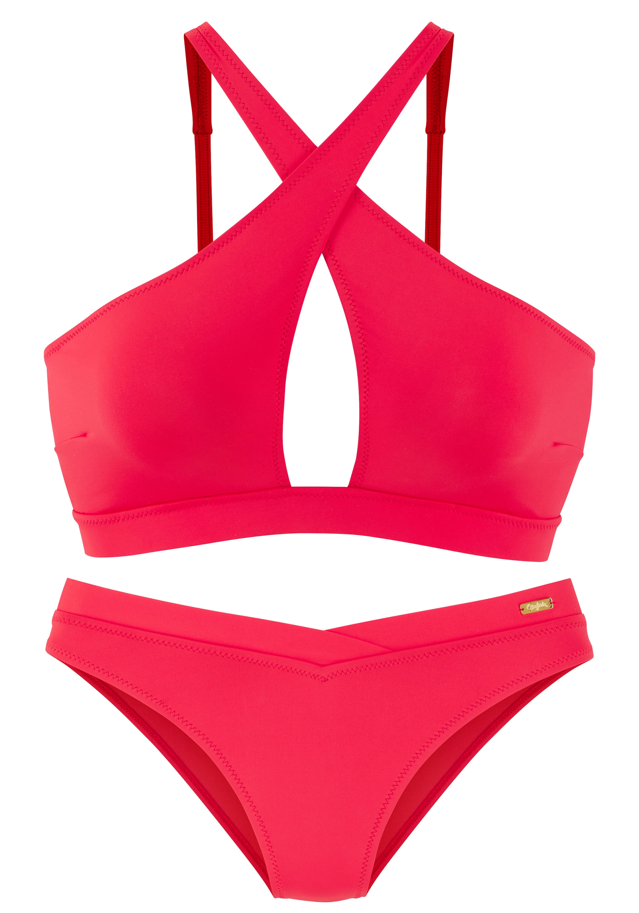 Buffalo Bustier-Bikini, in trendiger unifarbe