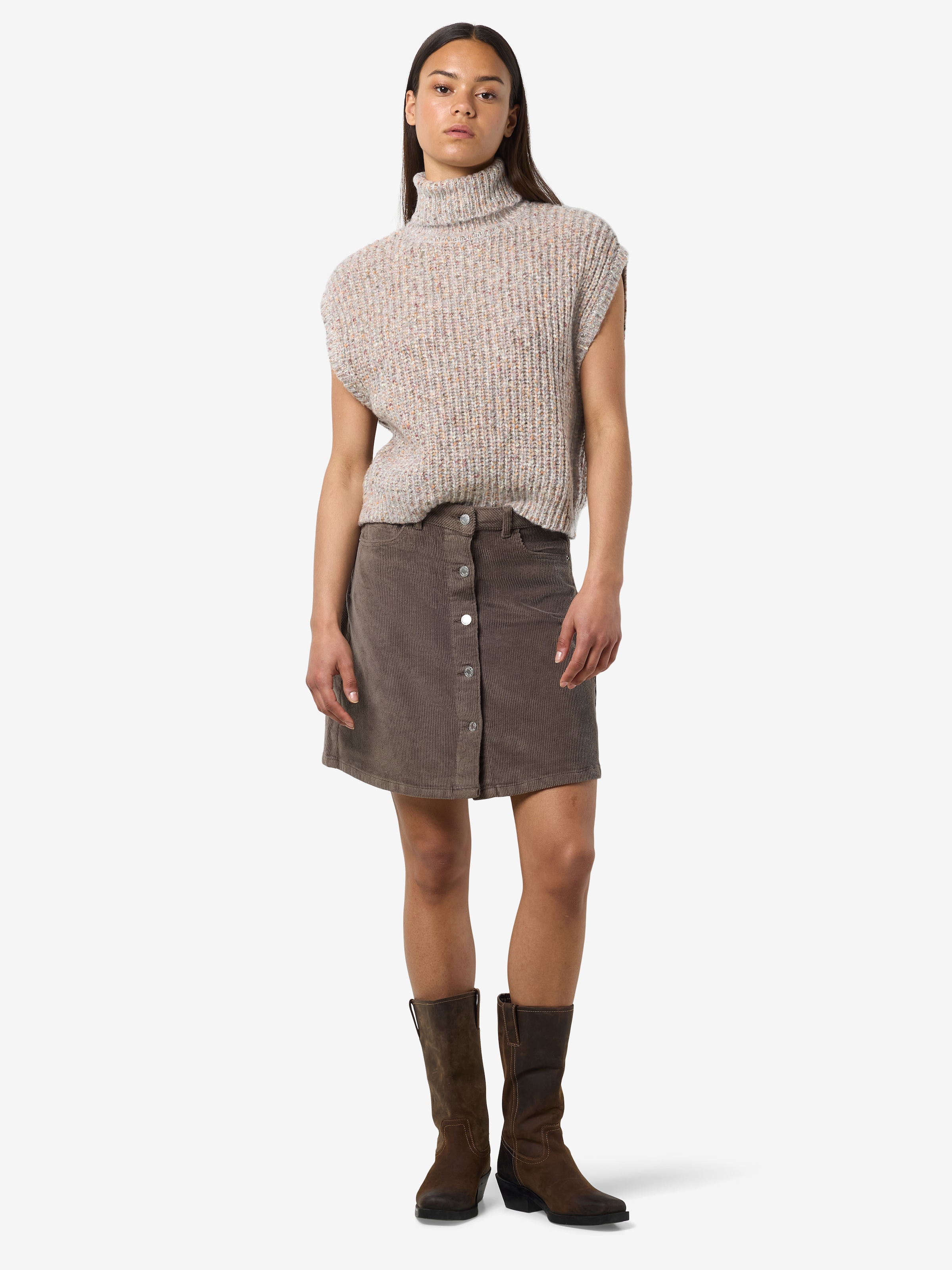 Noisy may Cordrock »NMRONNIE NW A SHAPE SKIRT CORDUROY NOOS«