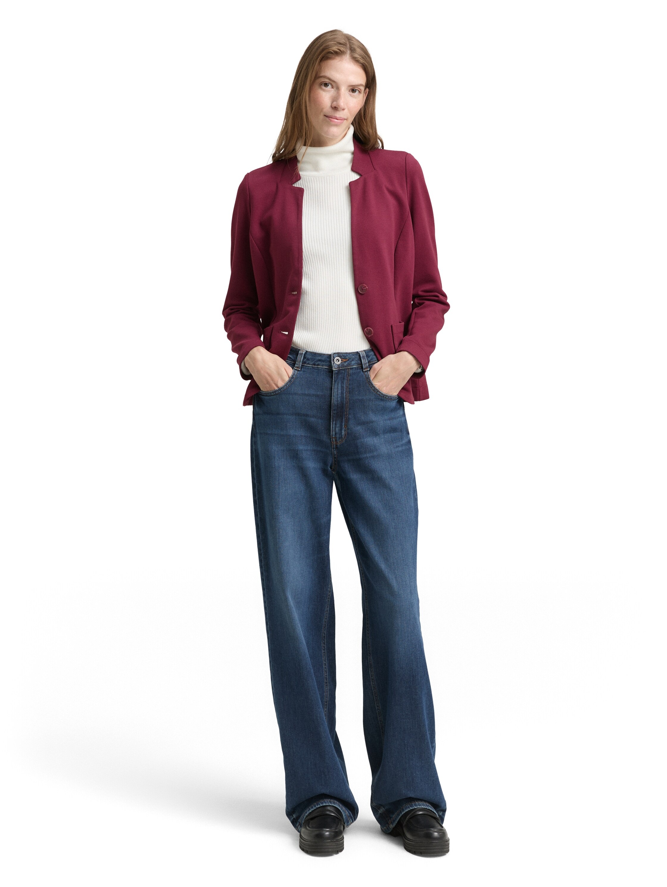 TOM TAILOR Sweatblazer »Ottoman«, mit aufgesetzten Taschen und Struktur