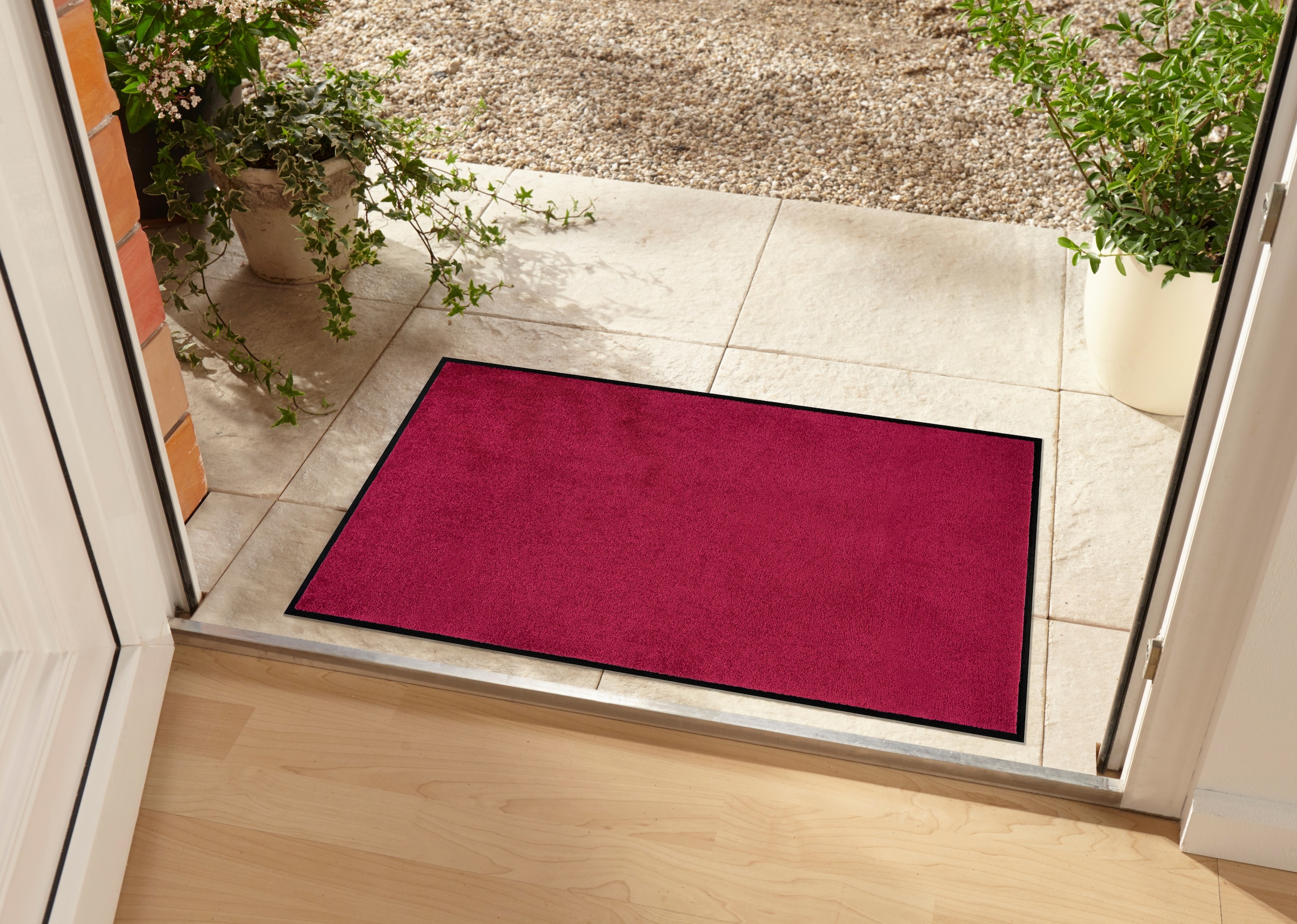 my home Fussmatte »Triton«, rechteckig, 7 mm Höhe, Schmutzfangmatte, Türmatte, In- und Outdoor, Läufer, waschbar