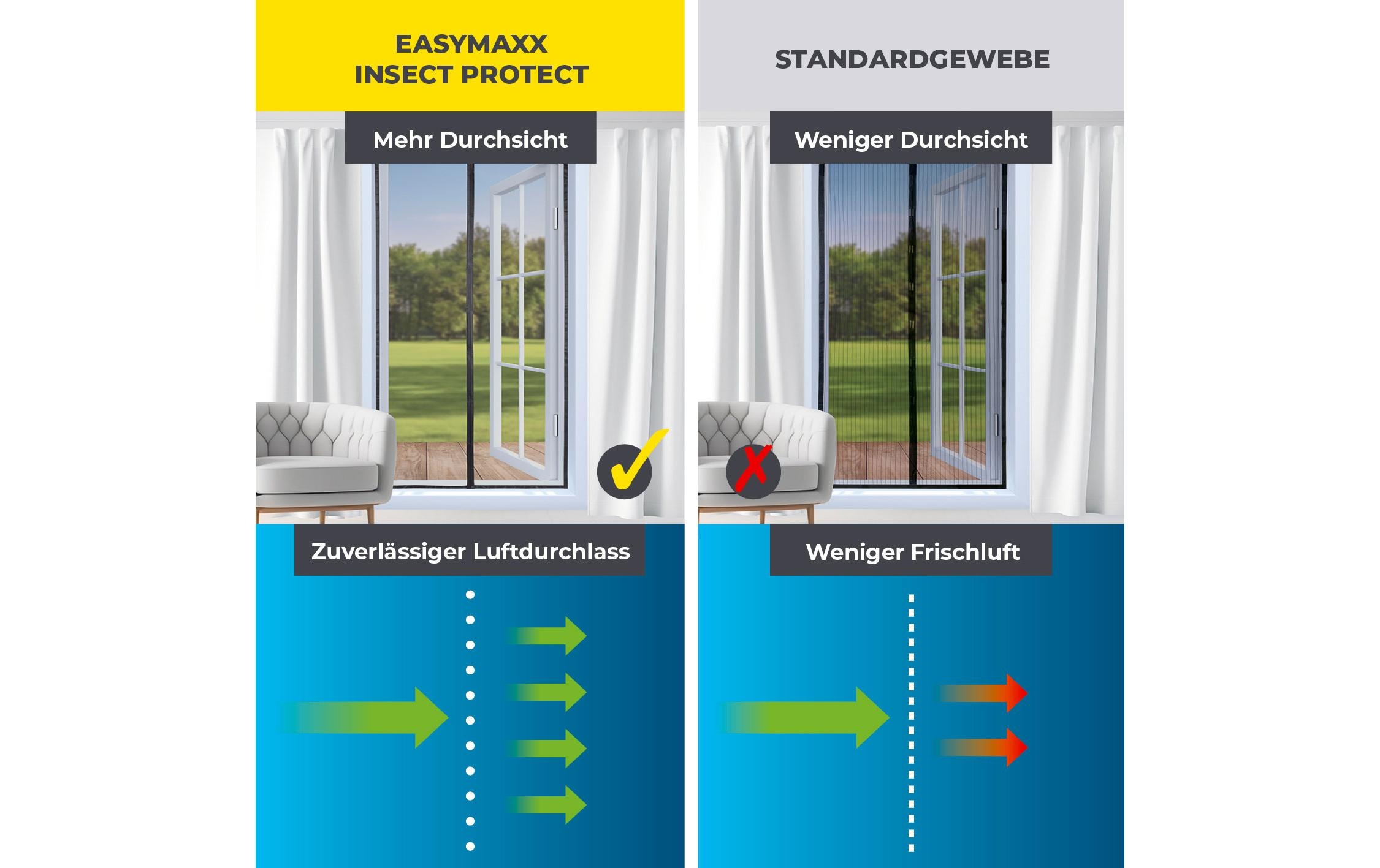 EASYmaxx Insektenschutz-Vorhang »Strong Click, 100 x 210 cm«