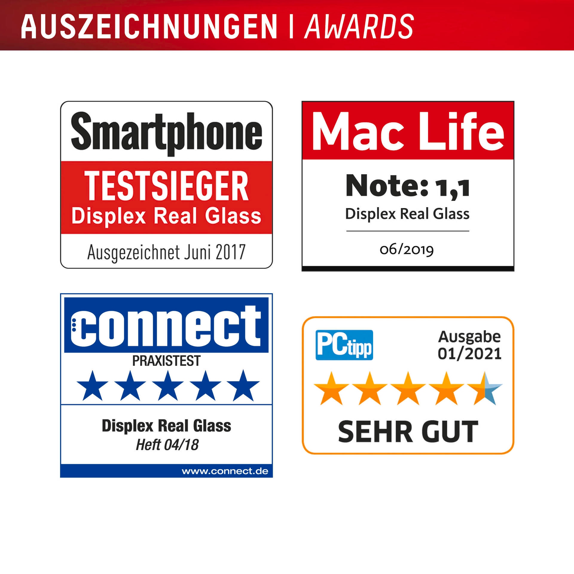 Displex Displayschutzglas »Real Glass + Case«, für Samsung Galaxy S24 FE, Displayschutzfolie, Schutzfolie, Bildschirmschutz, kratz- & stossfest