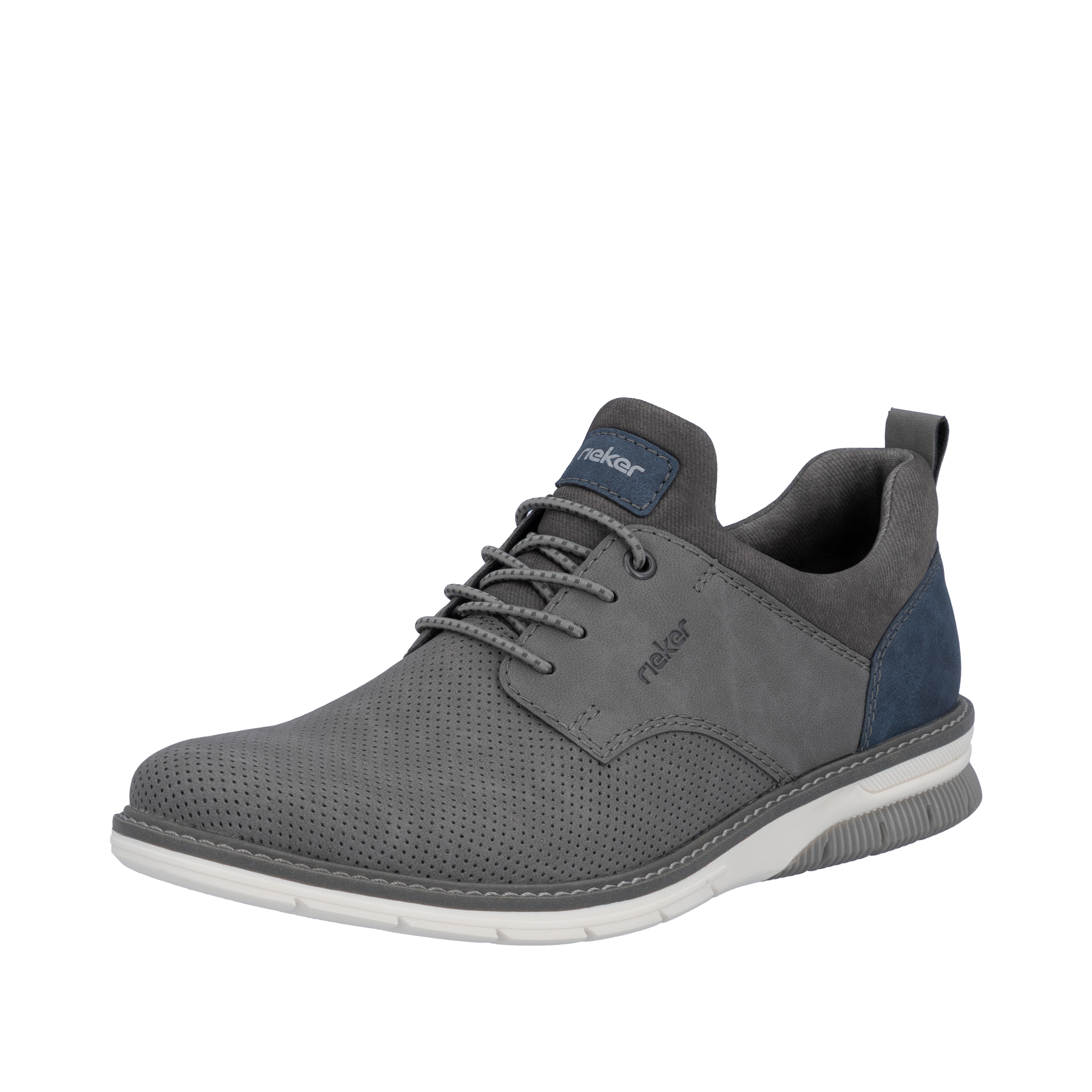 Rieker Slip-On Sneaker Schlupfschuh, Halbschuh, Freizeitschuh mit Prägung
