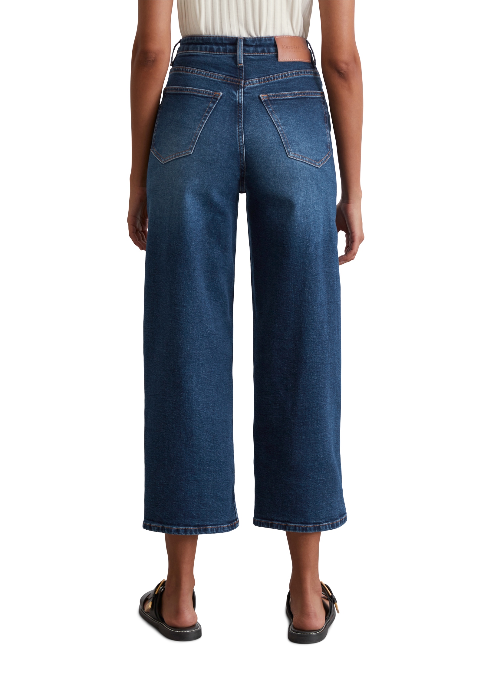 Marc O'Polo Weite Jeans »Tolva«, High Waist, Wide Fit, in Culotte Form