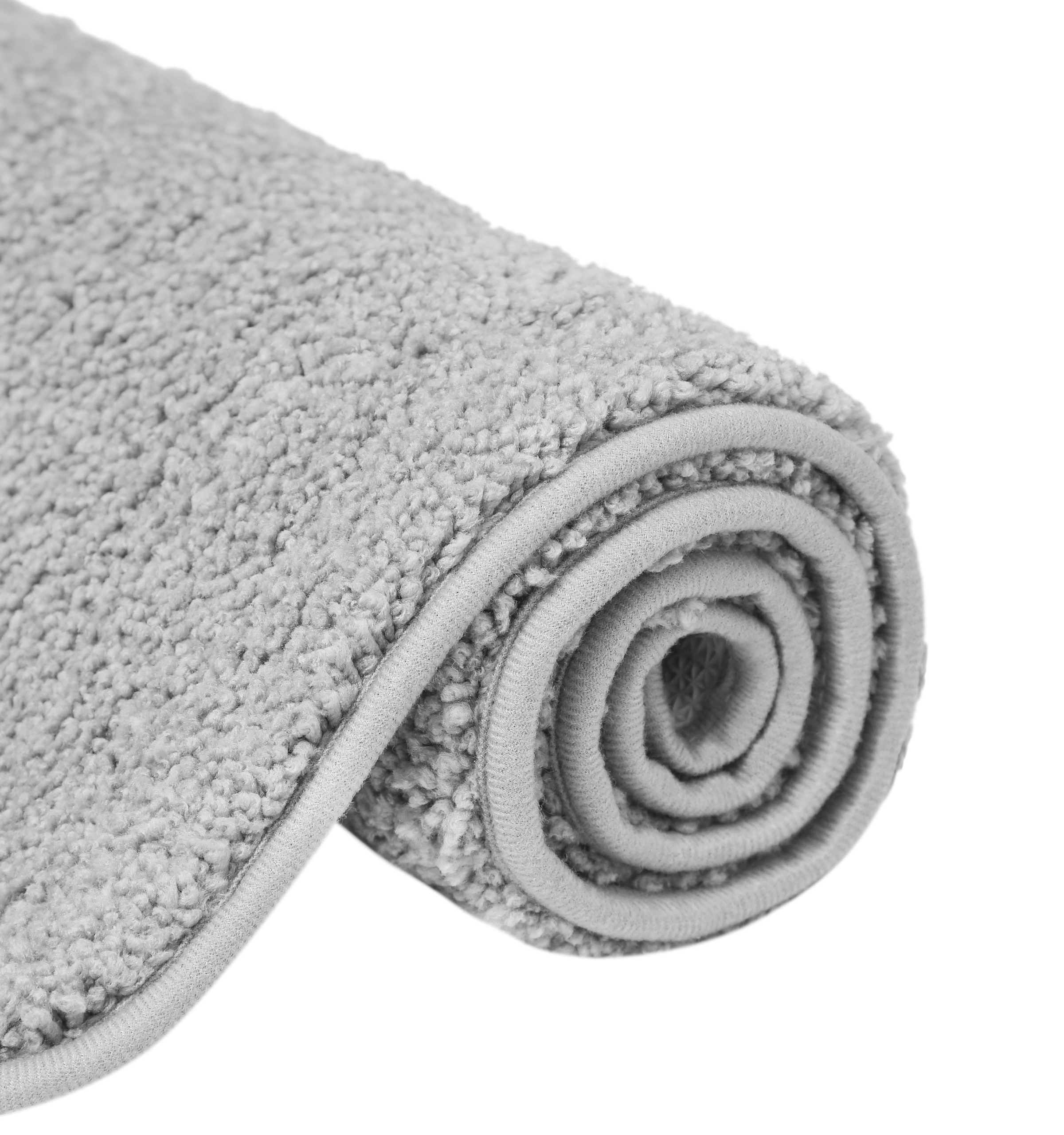 my home Badematte »Regona, Badteppich, Badvorleger, Badezimmer Teppich«, rutschhemmend beschichtet, fussbodenheizungsgeeignet-schnell trocknend-strapazierfähig, Uni Farben, besonders weich, als rechteckig und halbrund erhältlich