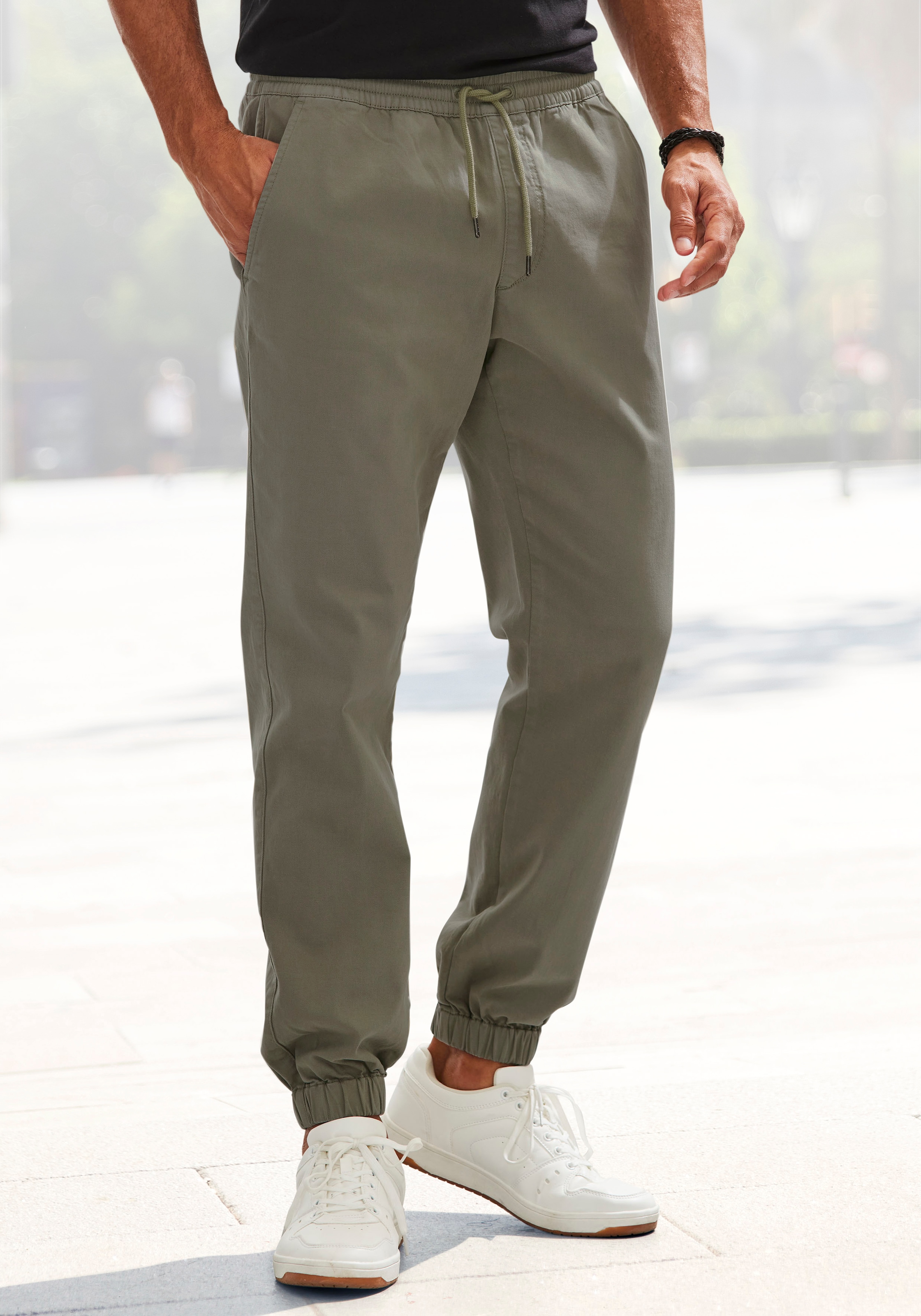 John Devin Jogger Pants »Jogg Pants«, aus elastischer Baumwoll-Qualität