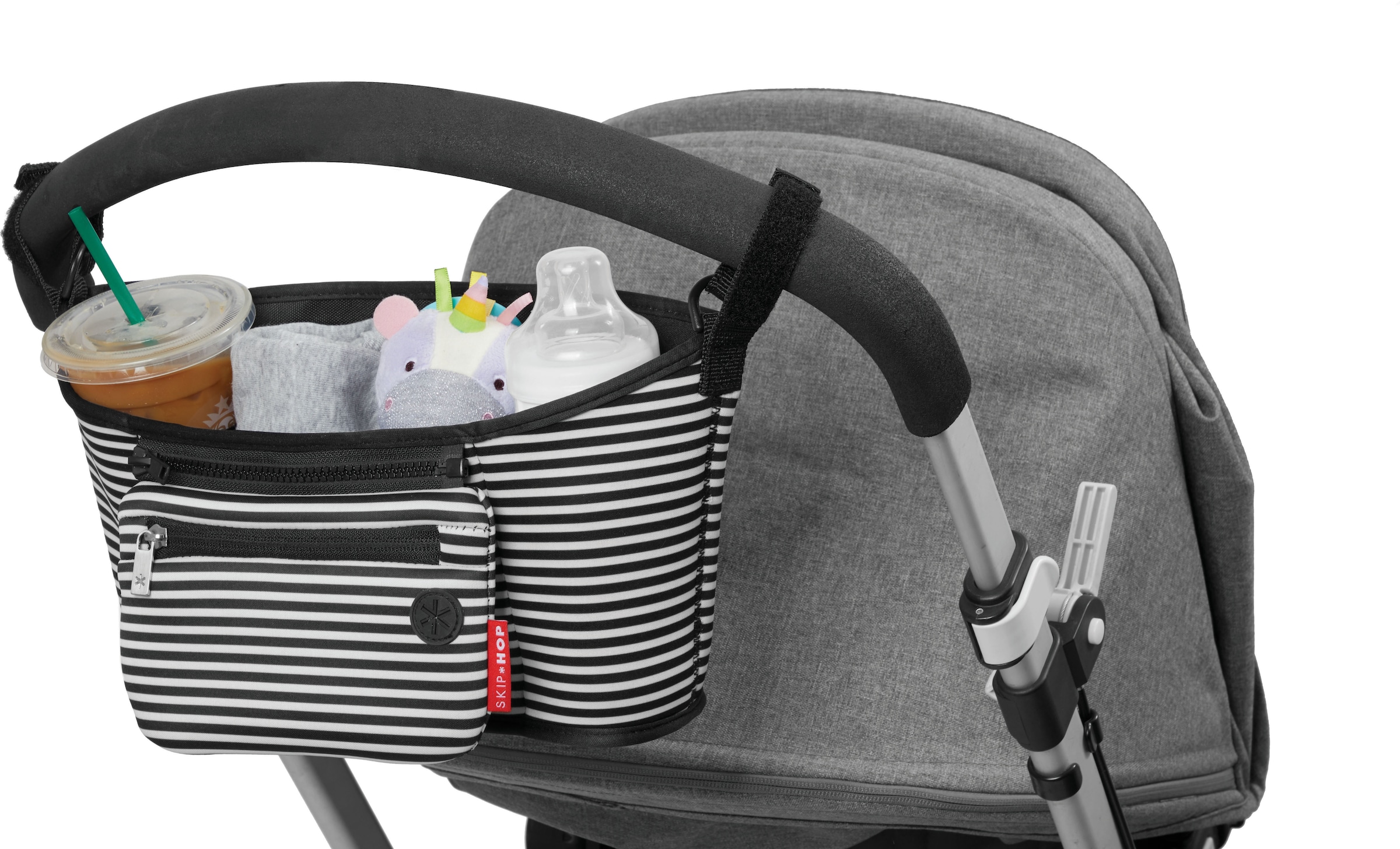 Skip Hop Kinderwagen-Tasche »Buggy Organizer, schwarz/weiss«