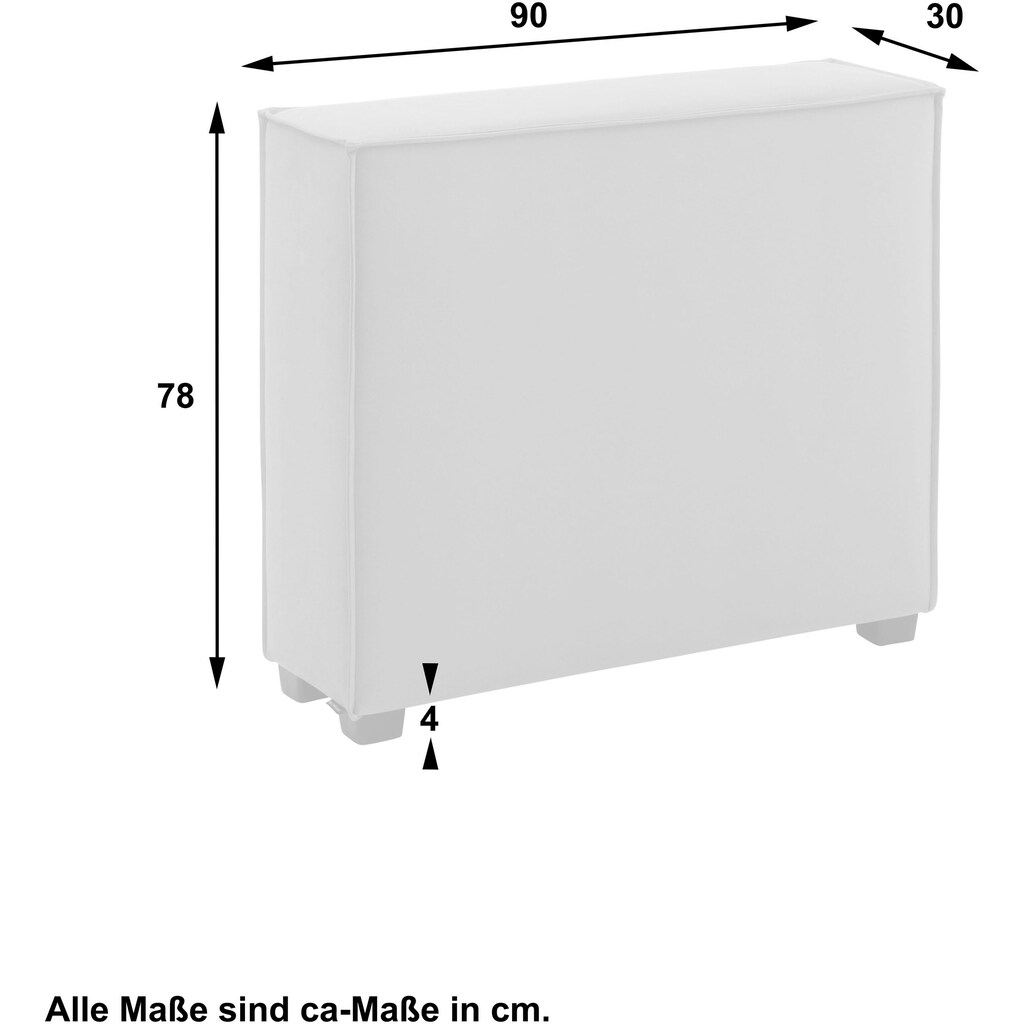 Max Winzer® Sofaelement »MOVE«, Einzelelement 60/30/78 cm, individuell kombinierbar