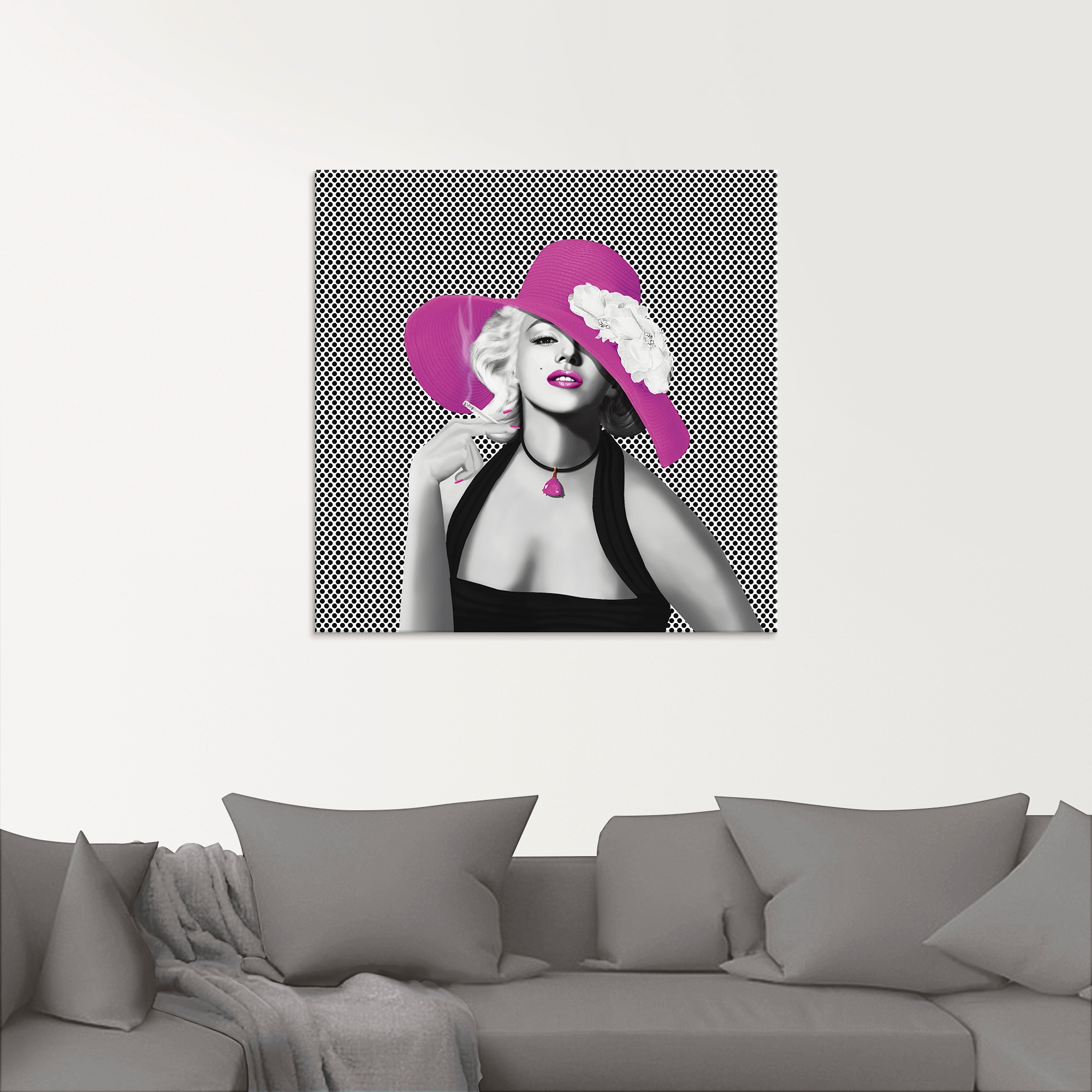 Artland Glasbild »Marilyn in Pop Art«, Stars, (1 St.), in verschiedenen Grössen