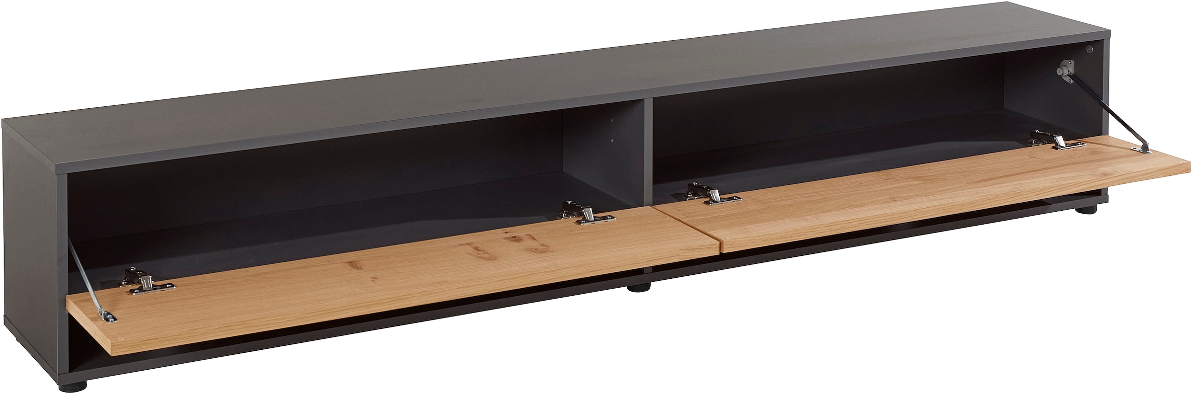 VOGL Möbelfabrik Lowboard »1237«, Breite 184 cm, hängend und stehend, Front  Eiche furniert online kaufen | Jelmoli-Versand