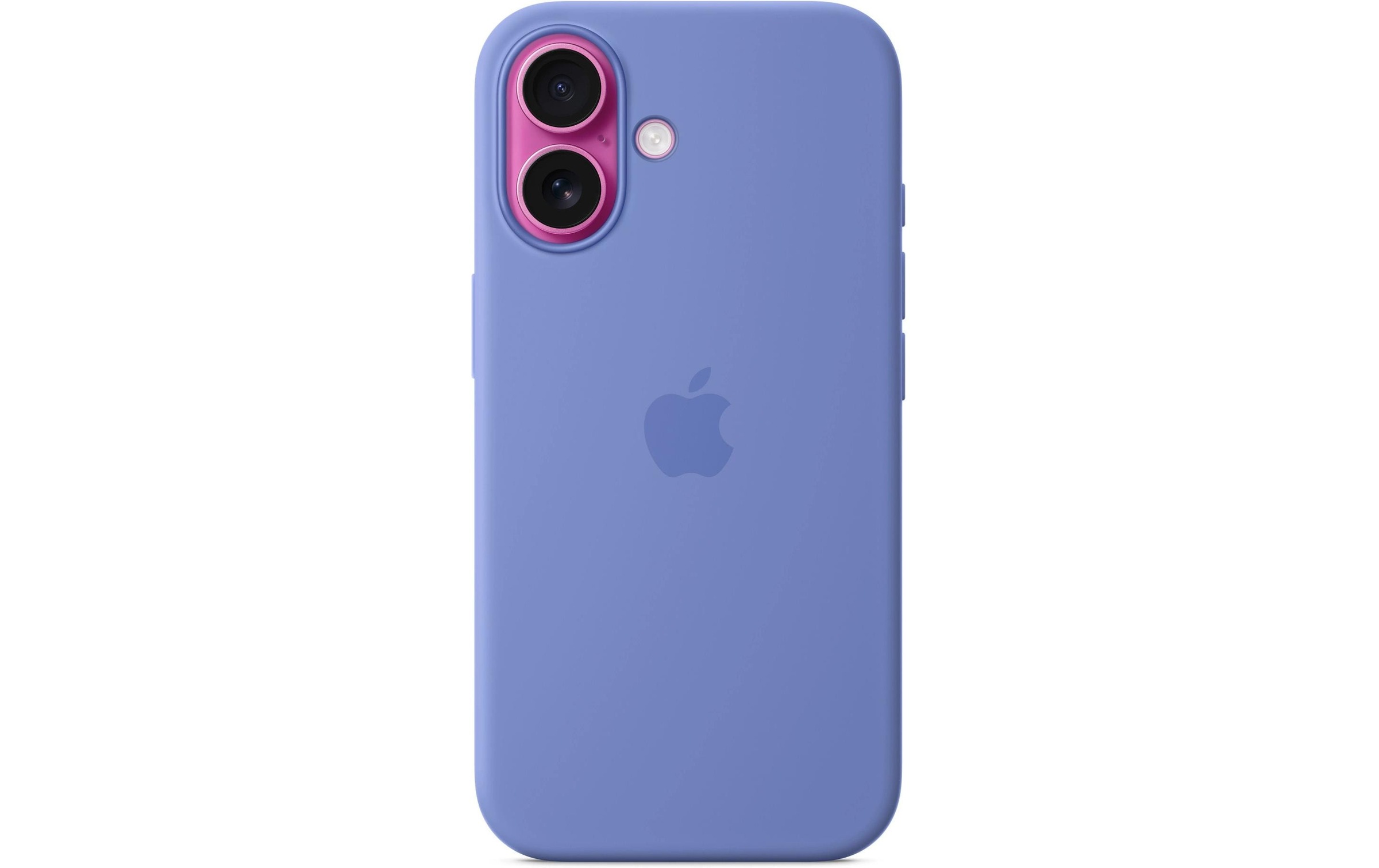 Apple Smartphone Silikon Case mit MagSafe, iPhone 16, Veilchen