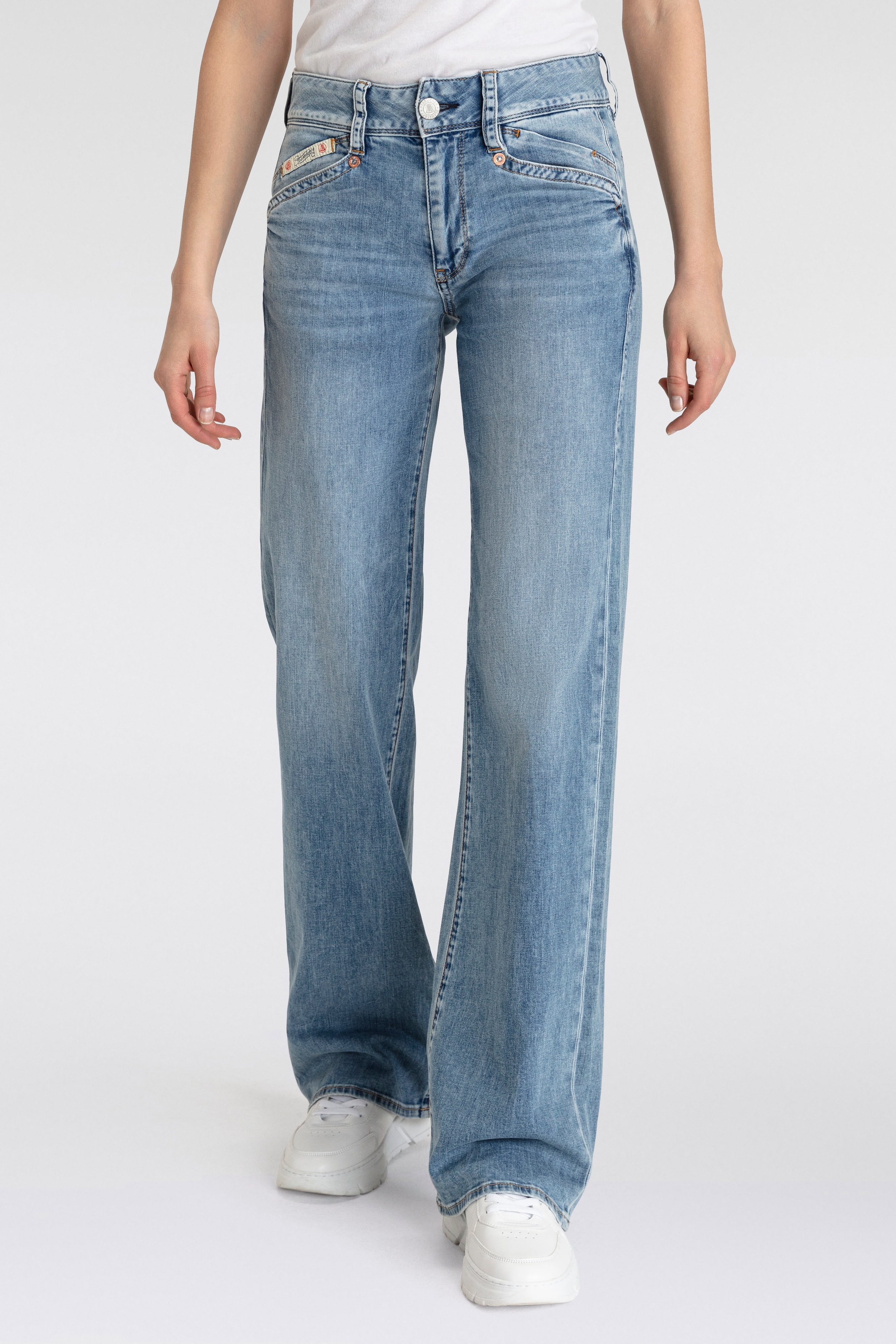 Herrlicher Bootcut-Jeans »Prime New Denim Light« mit Stretch