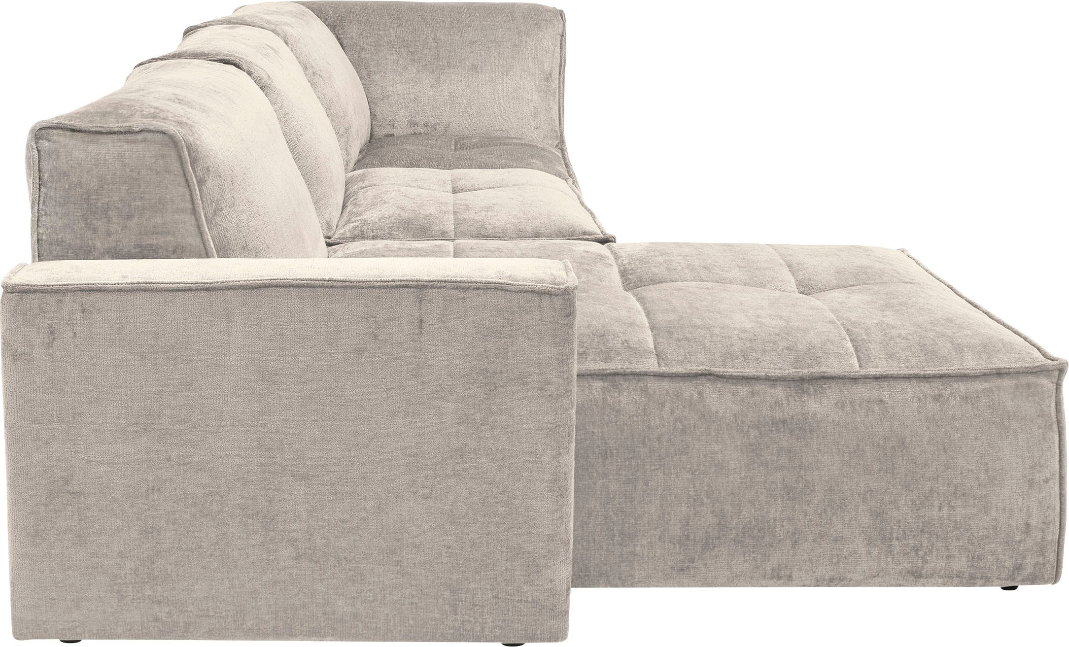 RAUM.ID Ecksofa »Monolid L-Form«, (4 St.), Module einzeln für individuelle Zusammenstellung, Bezug in Teddy-Optik