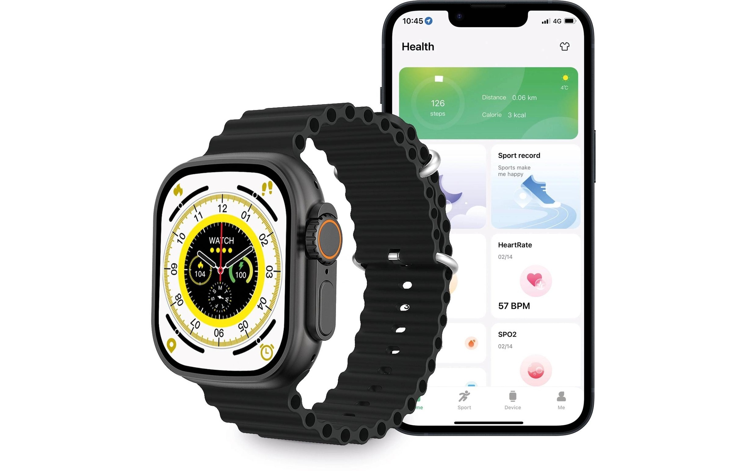 Smartwatch »KSiX Urban Plus«