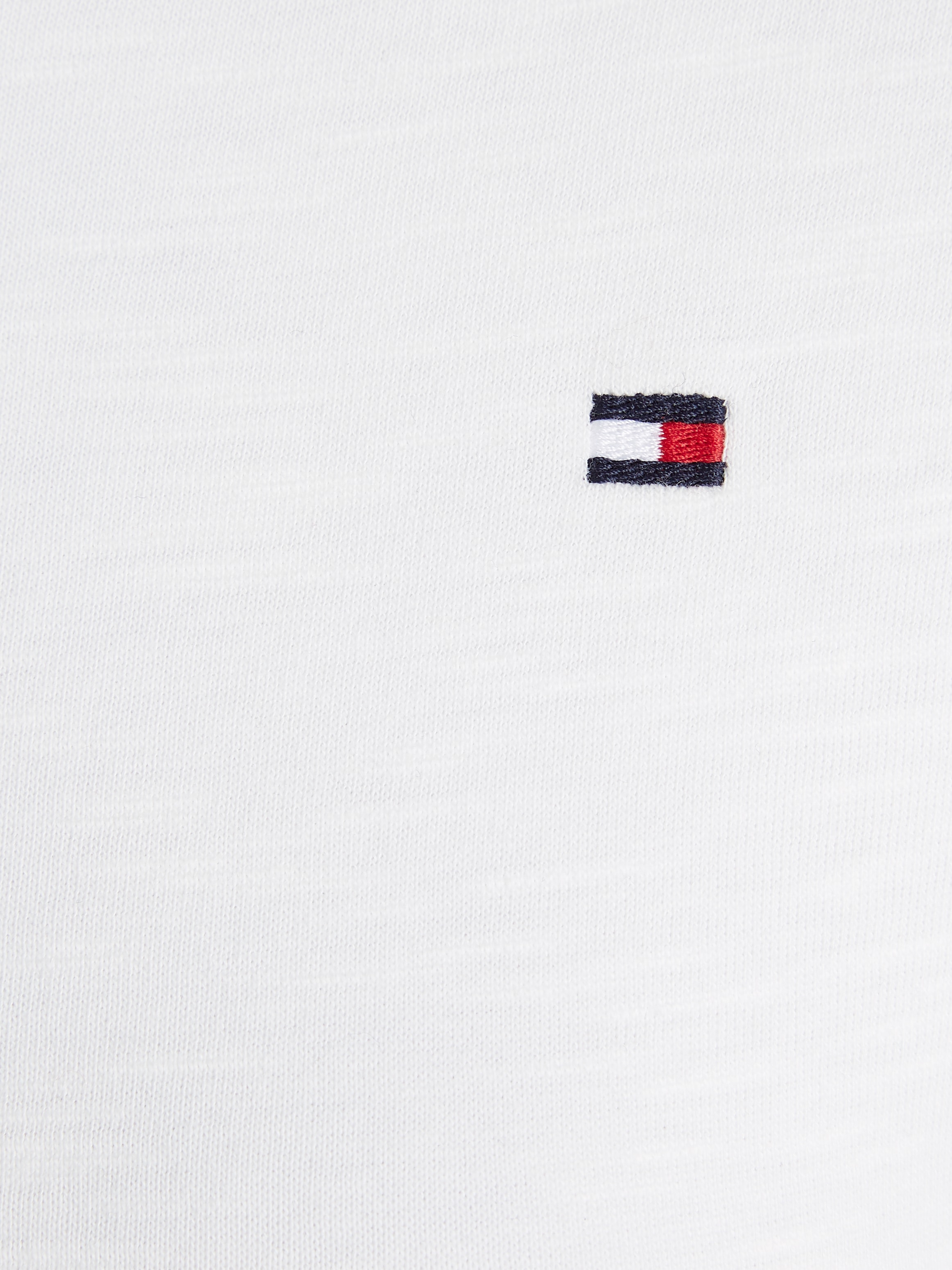 Tommy Hilfiger Rundhalsshirt »1985 SLIM SLUB C-NK SS«, mit Logostickerei