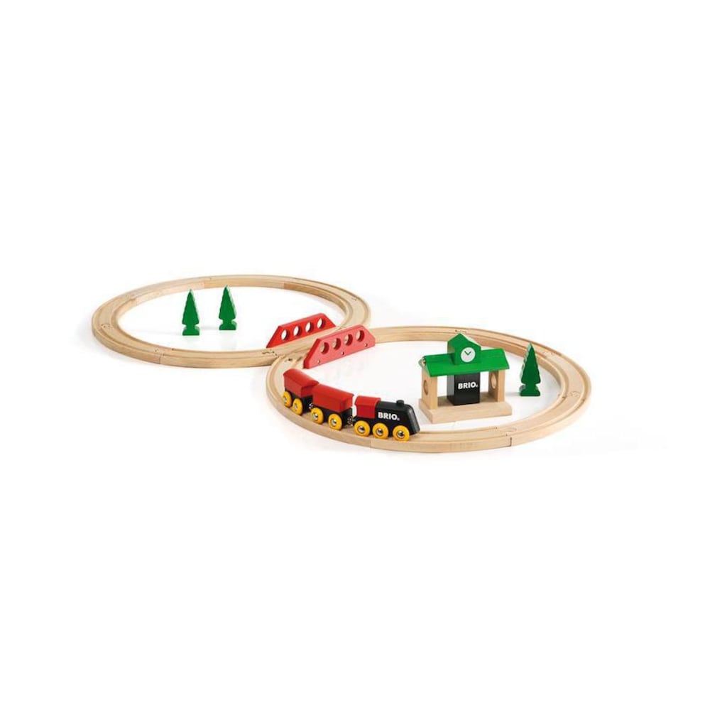 BRIO® Spielzeugeisenbahn-Erweiterung »BRIO® Bahn Acht Set - Classic Line«, (Set)