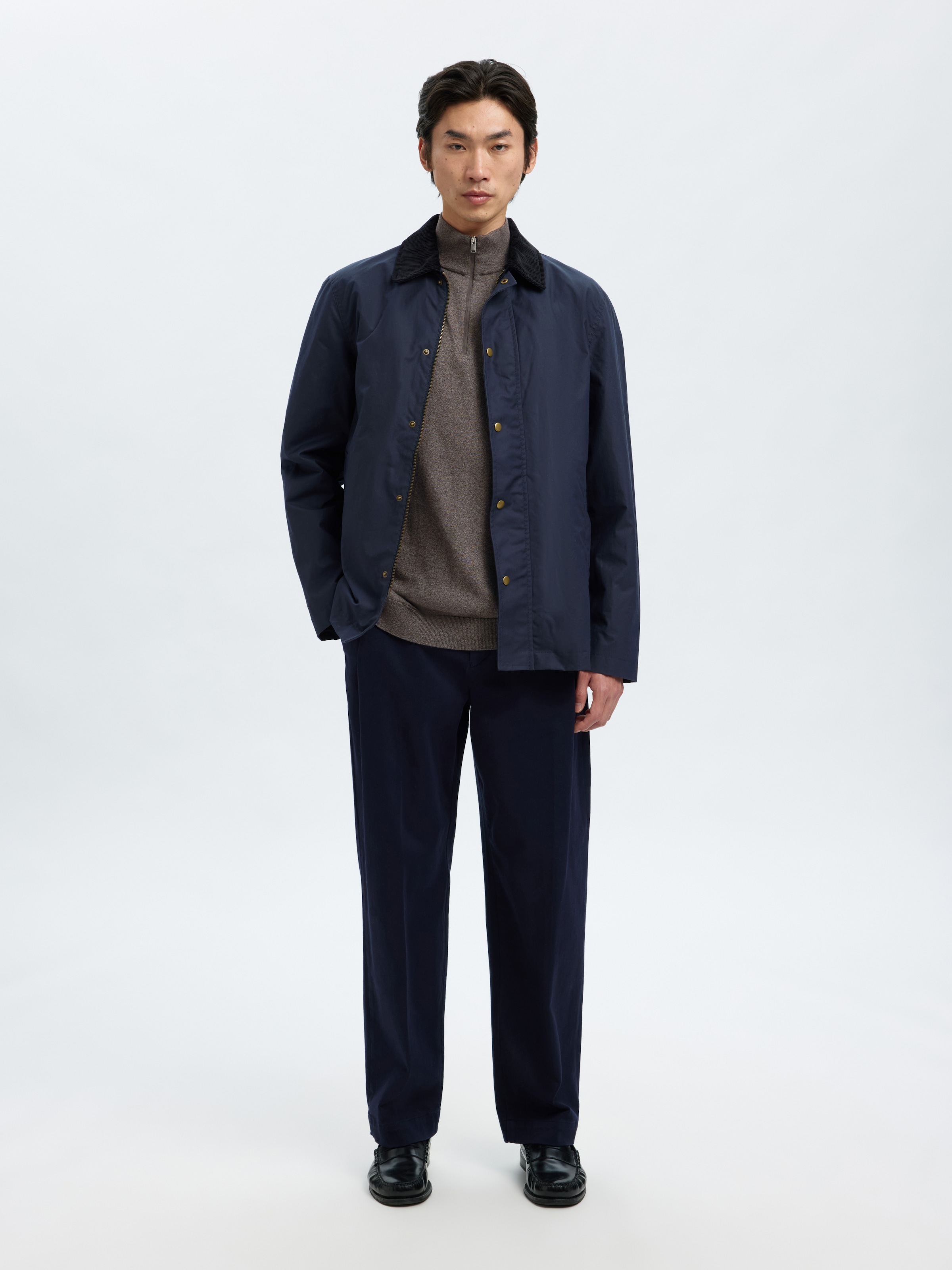 SELECTED HOMME Troyer »SLHBERG HALF ZIP CARDIGAN NOOS«