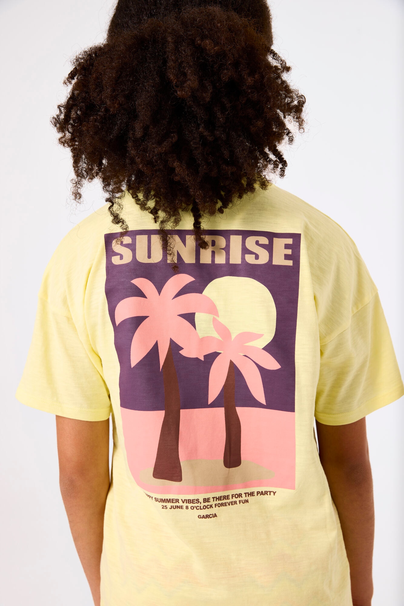 Garcia T-Shirt, mit Front- und Backprint for GIRLS