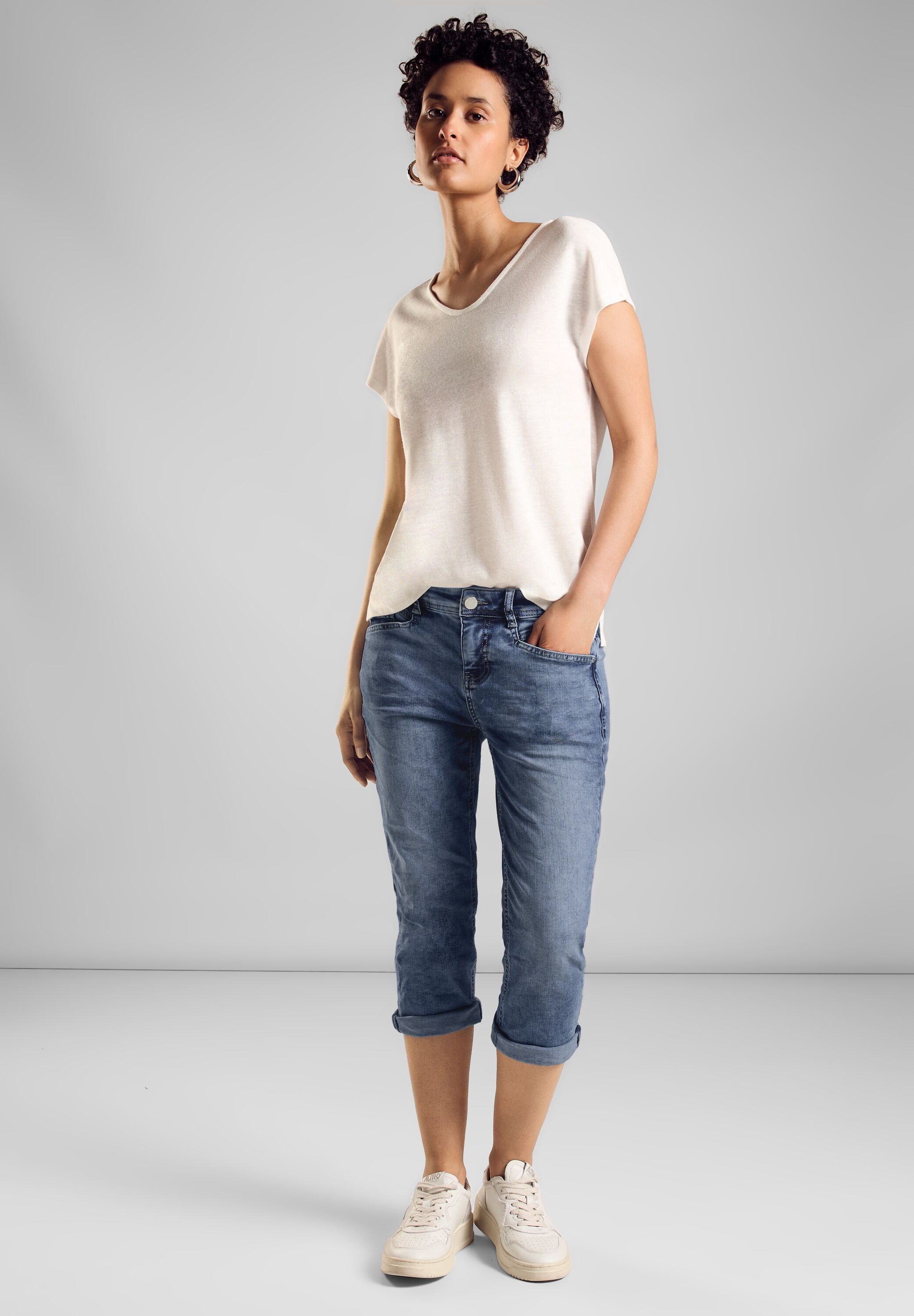 STREET ONE 3/4-Jeans »JANE«, mit Stretchanteil