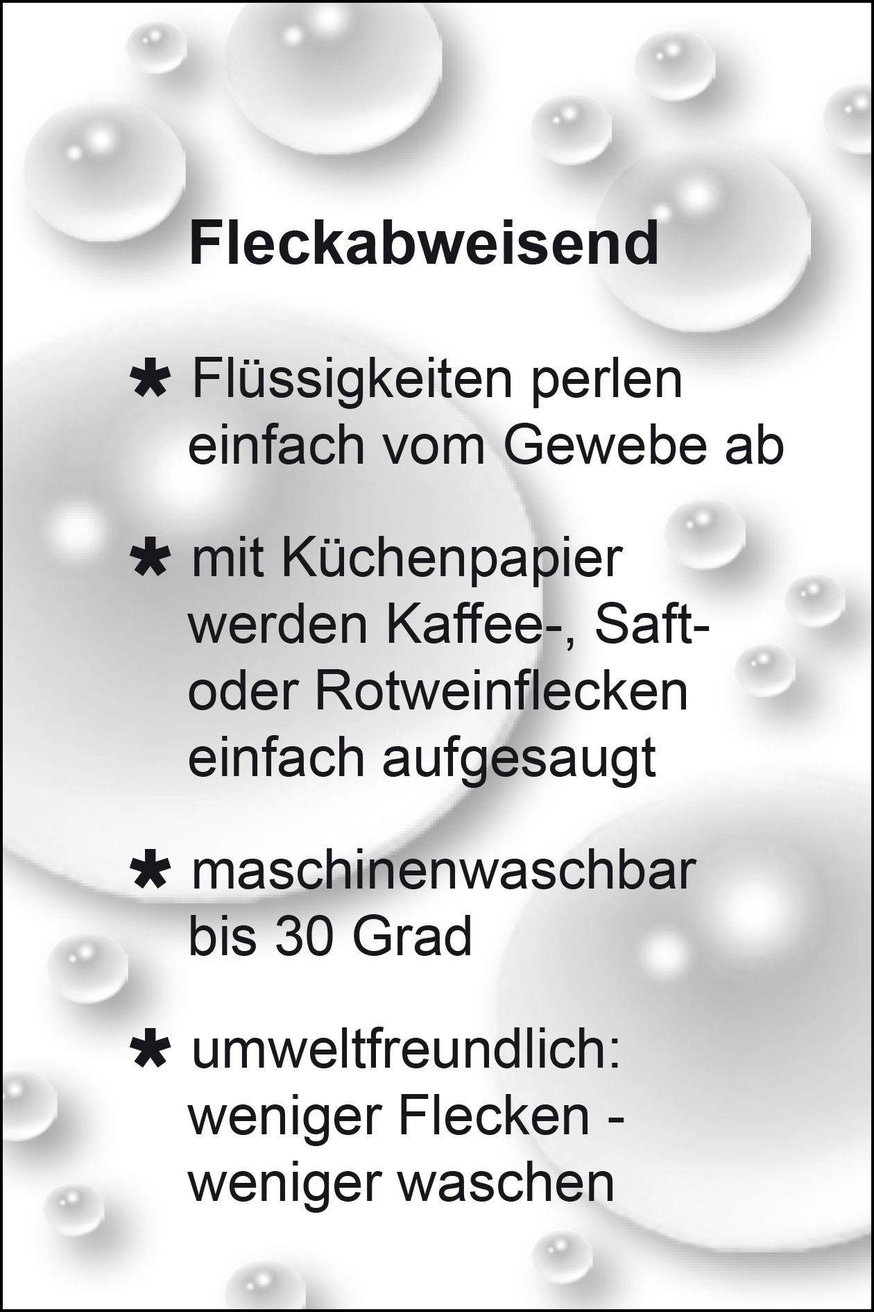 Delindo Lifestyle Tischdecke "TENDENCE" Jacquard, Fleckschutz, 180 g/m²