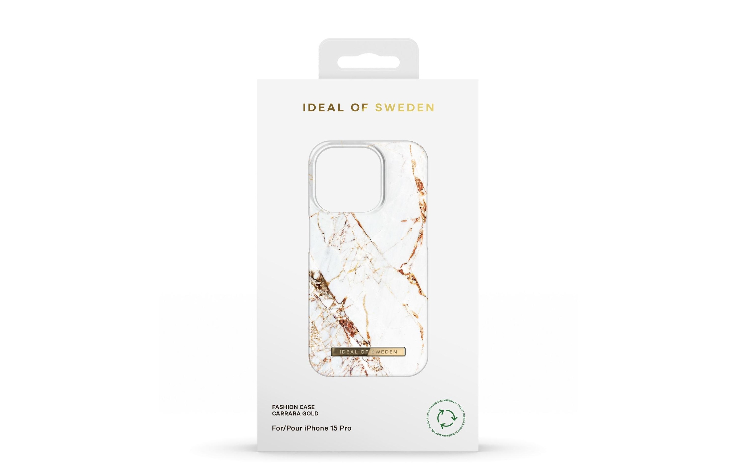 iDeal of Sweden Smartphone-Hülle »Carrara Goldfarben iPhone iPhone 15 Pro«