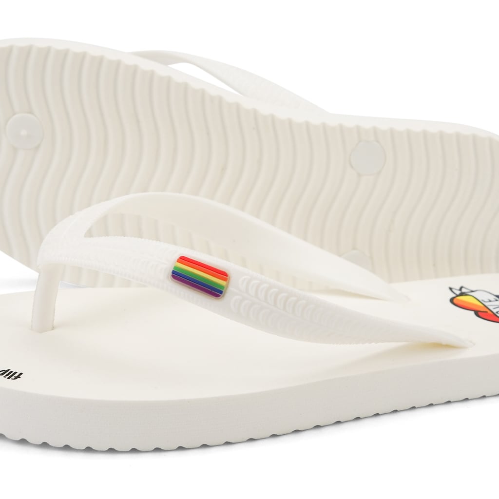 Flip Flop Zehentrenner »originals*pride«, mit Details in Regenbogenfarben