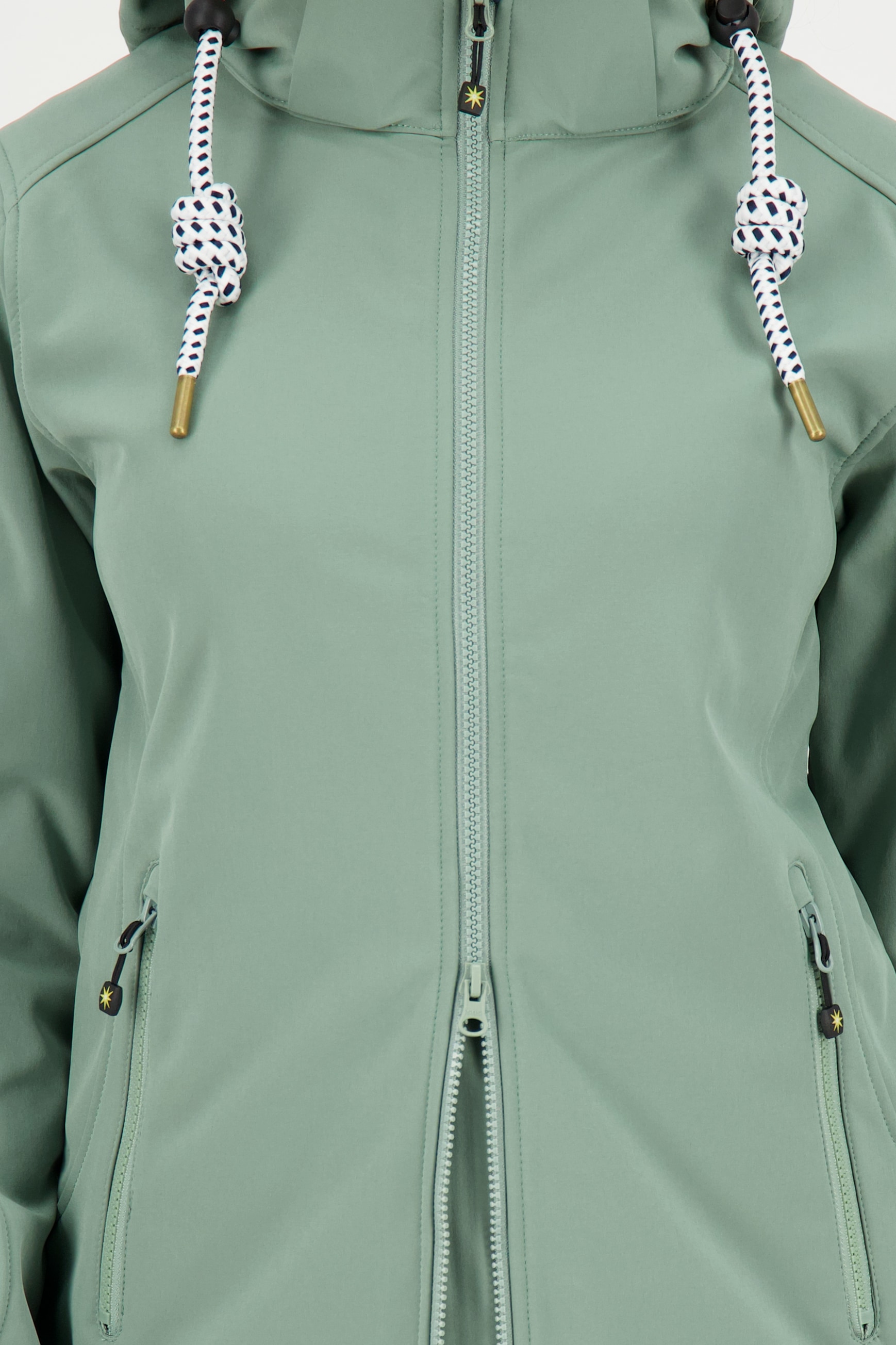 DEPROC Active Softshelljacke »PEAK CREEK WOMEN«, mit abnehmbarer Kapuze