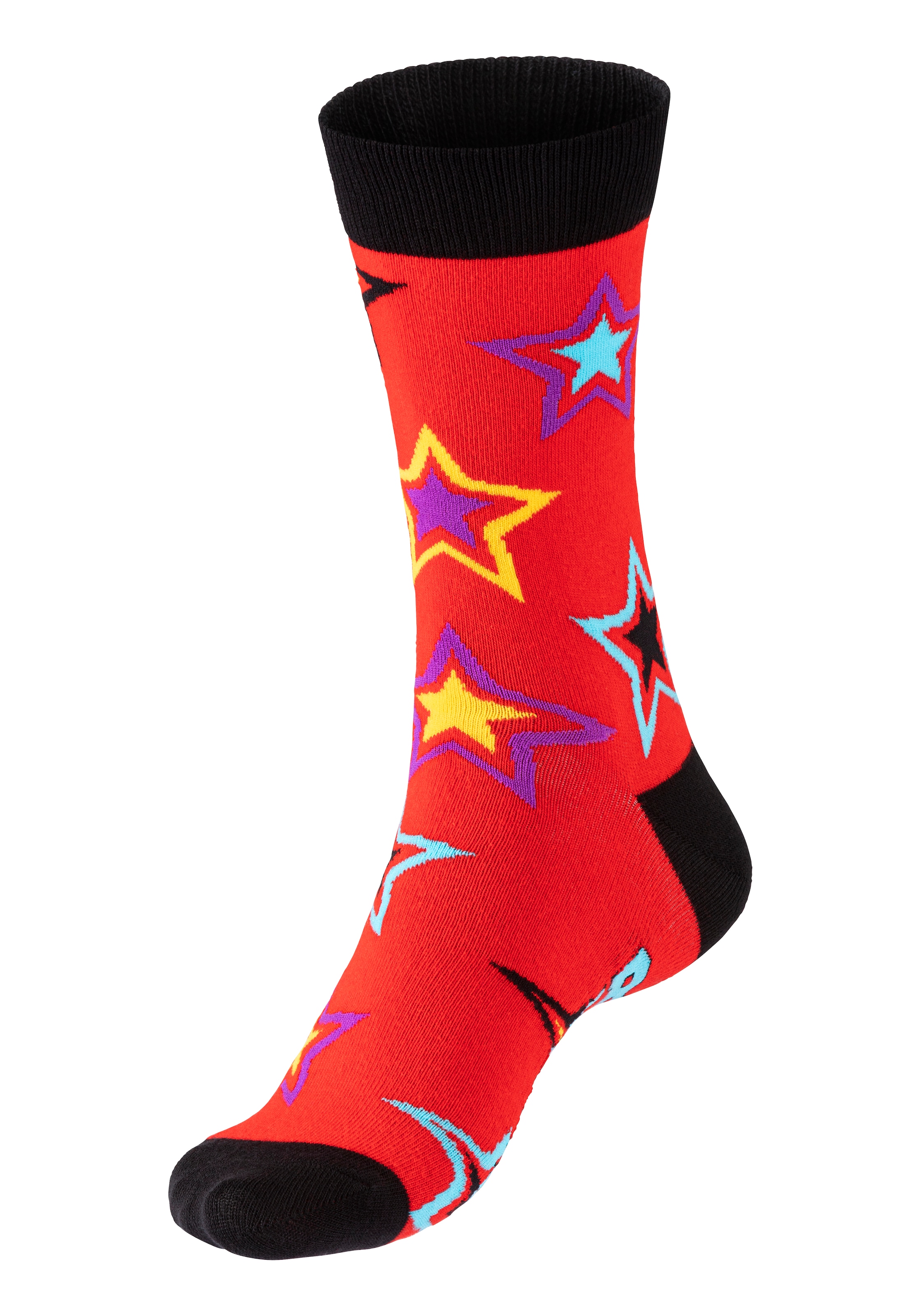 Apollo Socken »Geschenkbox Super-Dad oder Best Dad«, (3er Pack), verschiedenfarbige Designs, perfekt zum Vatertag oder Geburtstag