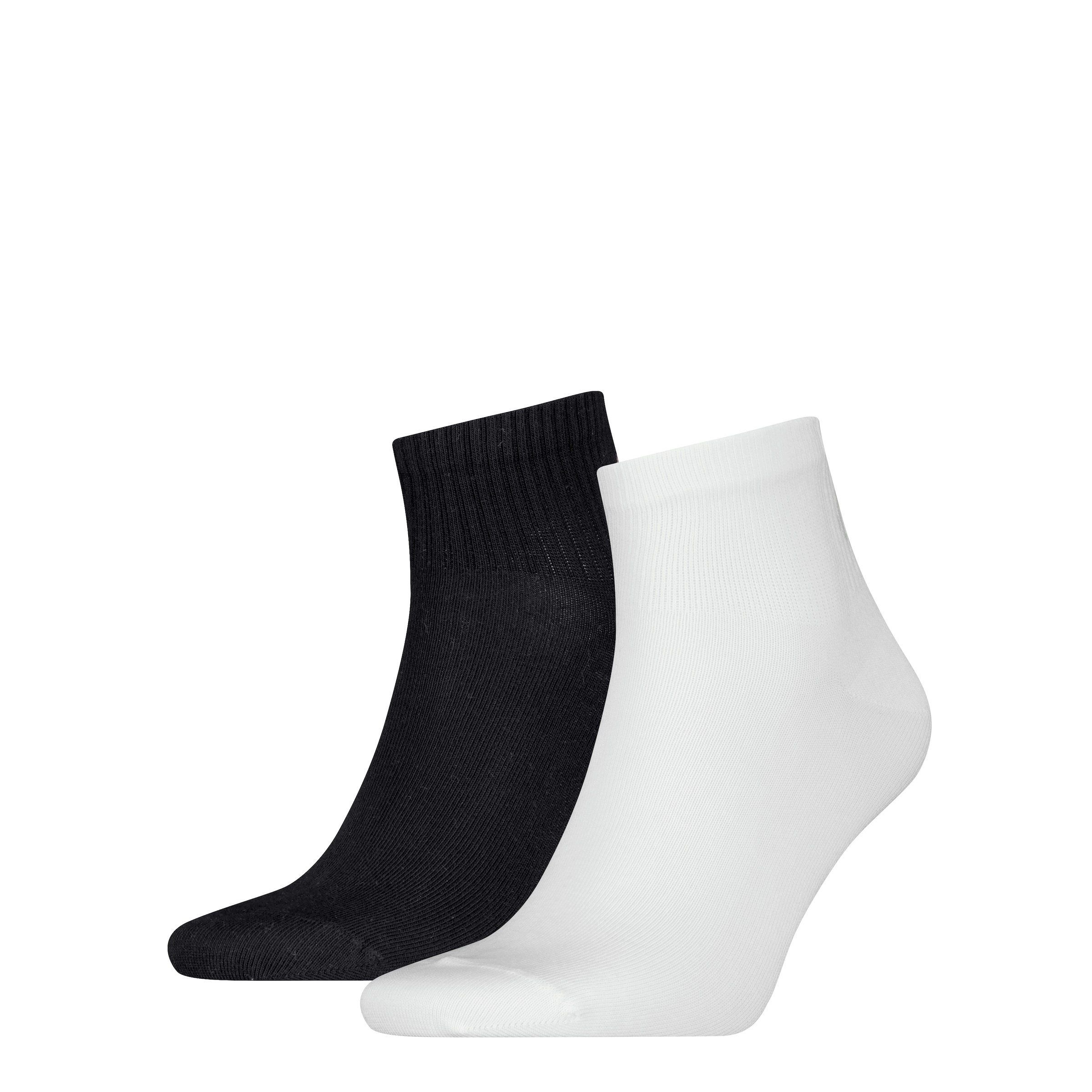 Calvin Klein Jeans Socken »CKJ MEN QUARTER 2P SHADOW RIB LOGO« 2 Paar tlg. mit elastischem Komfortbund