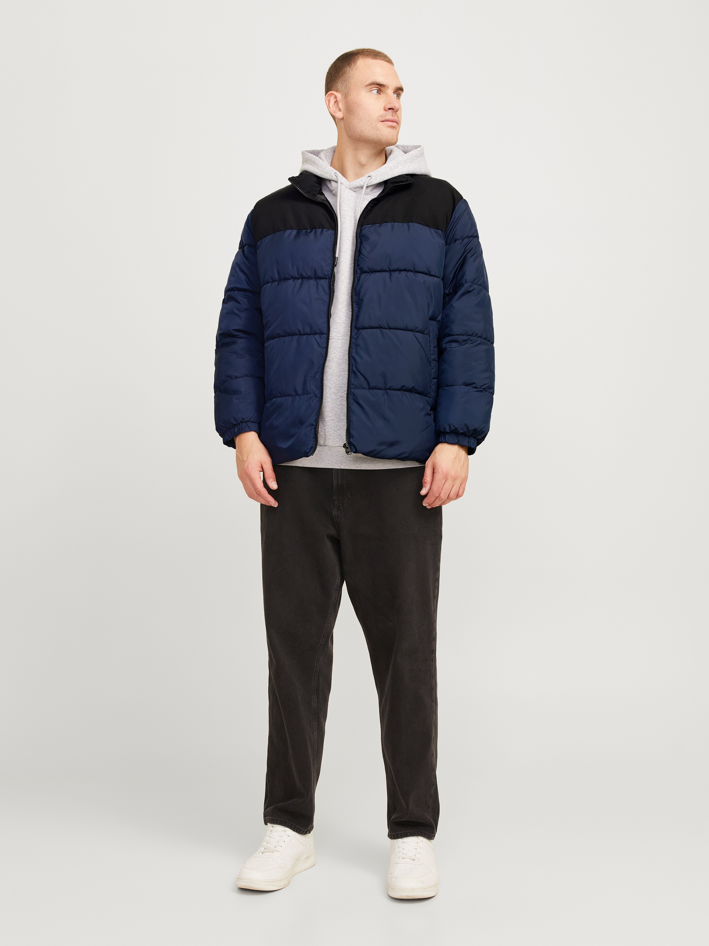 Jack & Jones PlusSize Steppjacke »JJMOON STAND COLLAR PUFFER PLS«