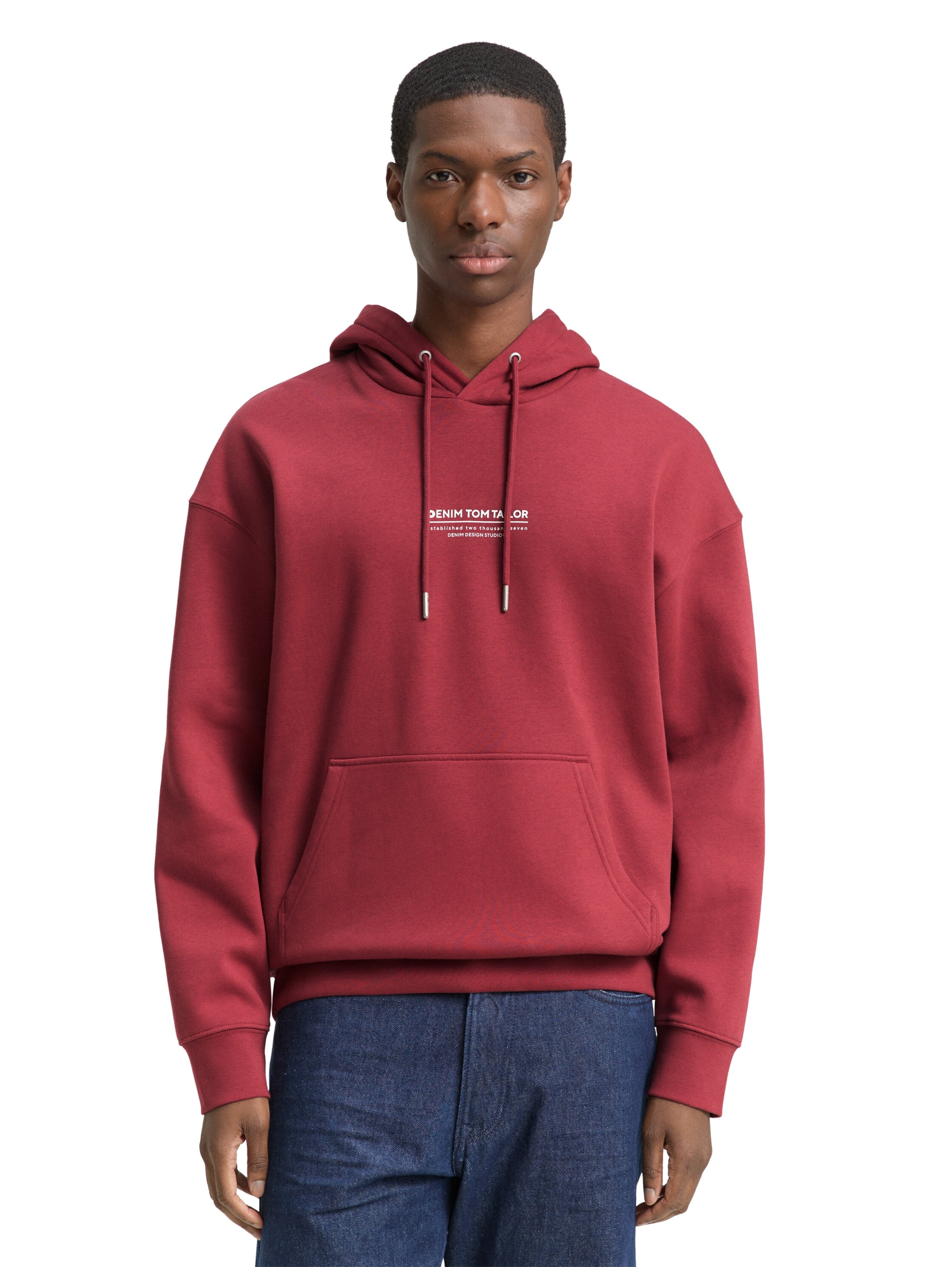 TOM TAILOR Denim Hoodie, mit Logo Print